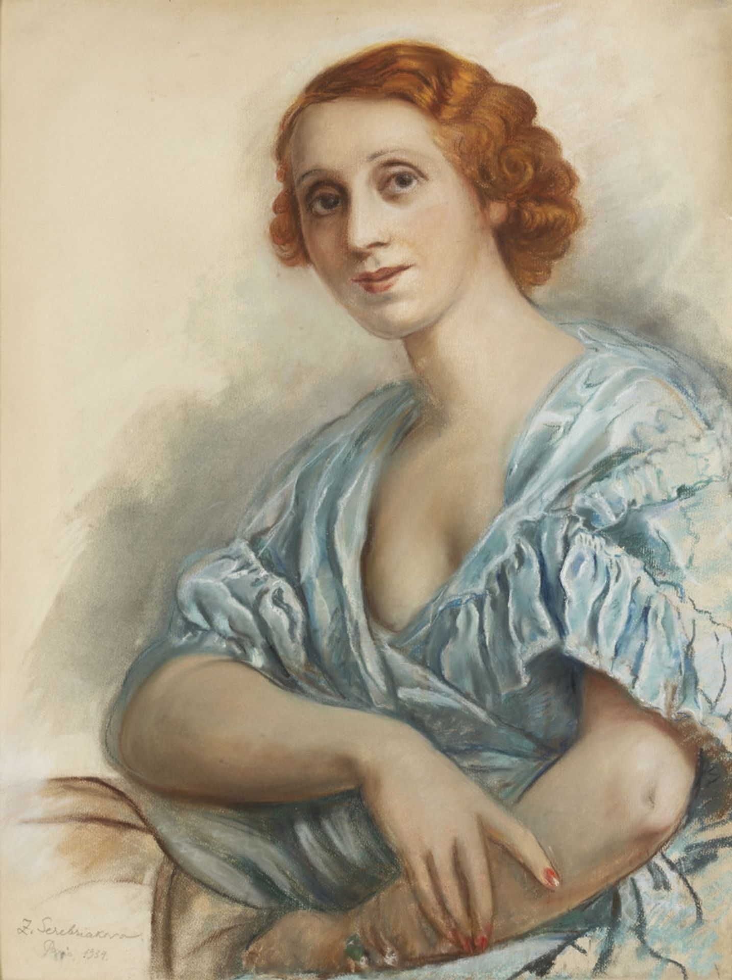 Portrait of the artist's sister by Zinaida Serebriakova