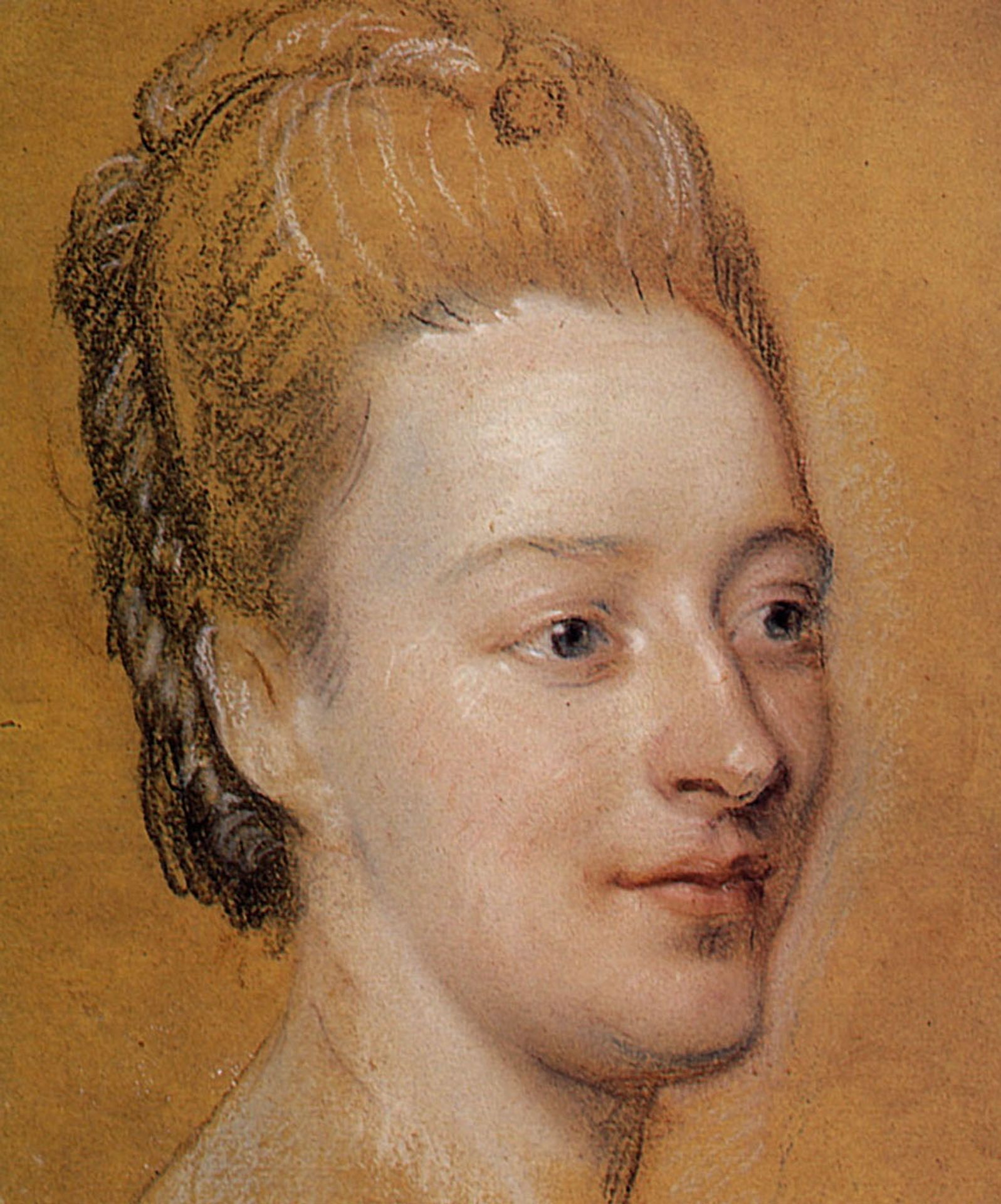 Portrait of Isabelle de Charriere by Maurice Quentin de La Tour