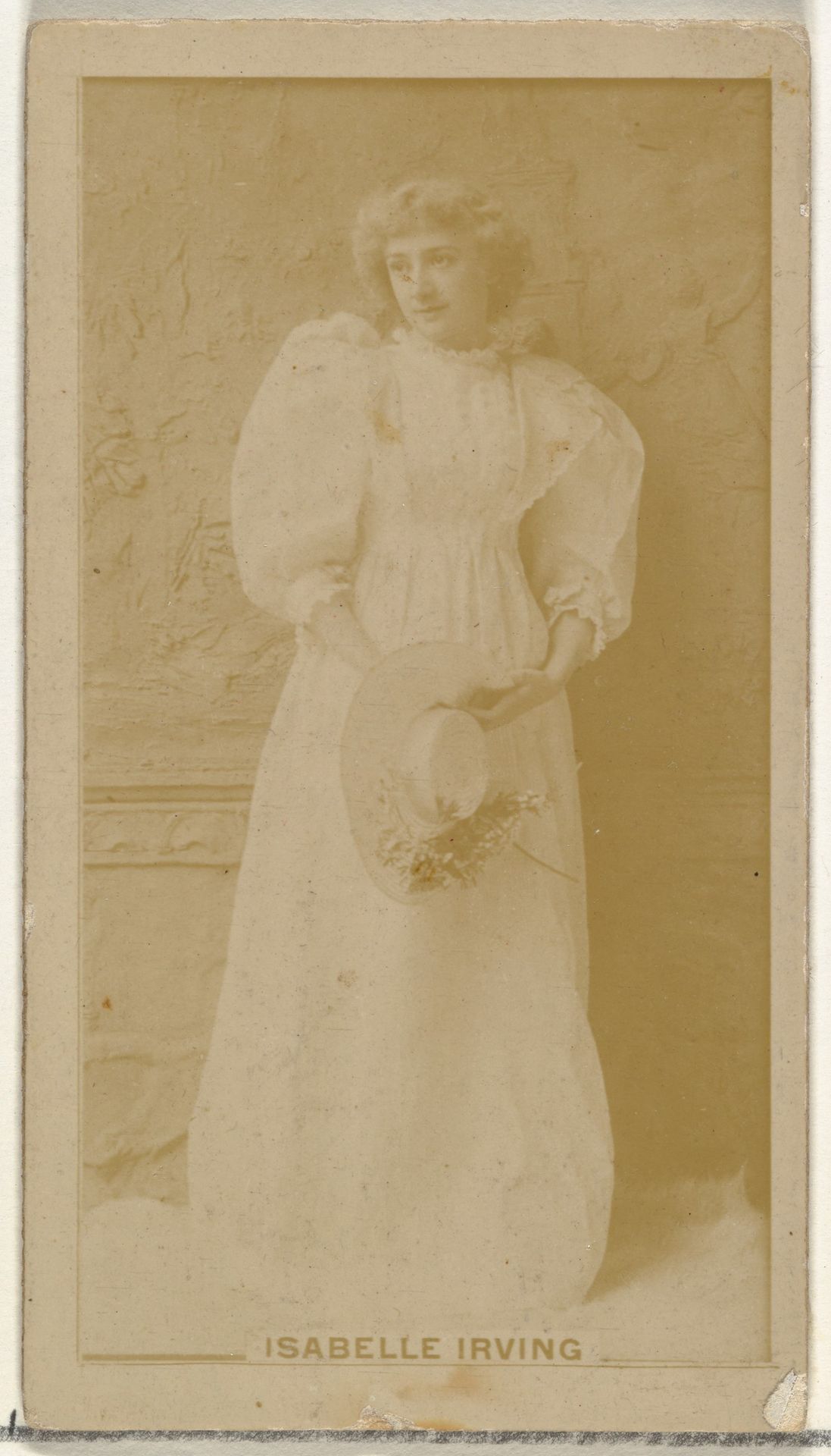 Isabelle Irving, from the Actors and Actresses series (N145-8) issued by Duke Sons & Co. to promote Duke Cigarettes by W. Duke, Sons & Co.