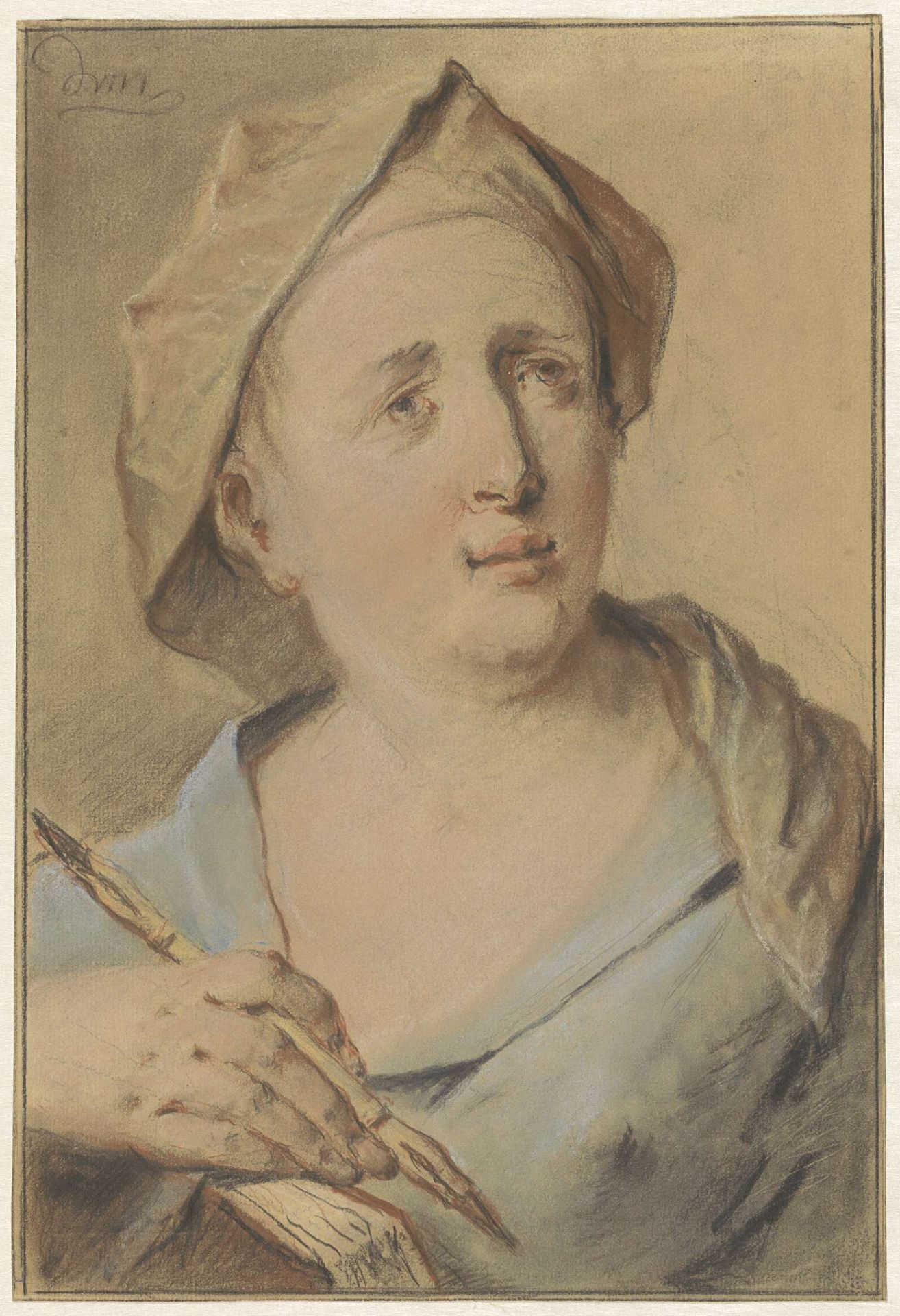 Zelfportret van Dionys van Nijmegen by Dionys van Nijmegen