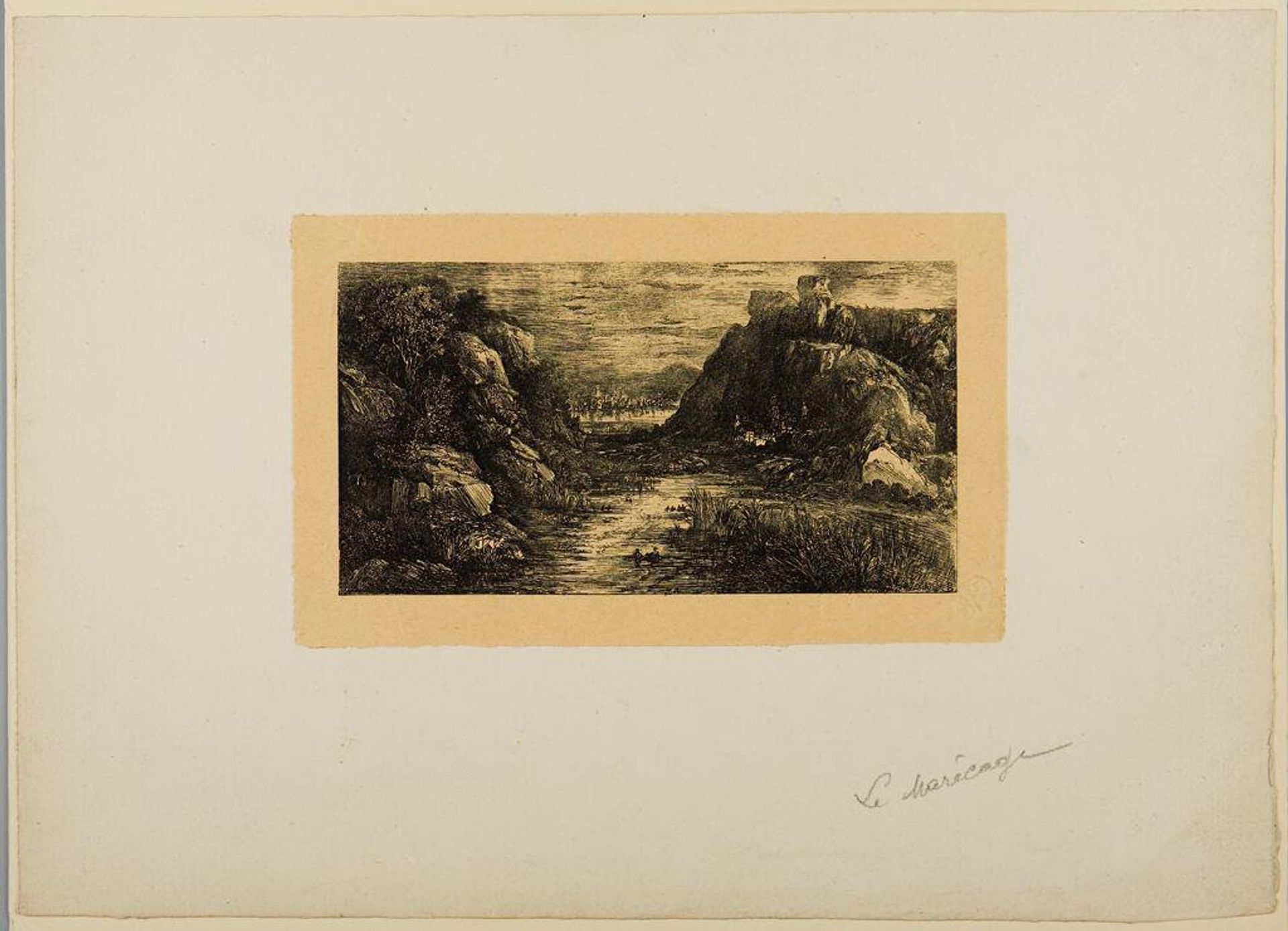 La citÃ© lointaine (Le marÃ©cage) - The faraway city (the marshes) by Rodolphe Bresdin