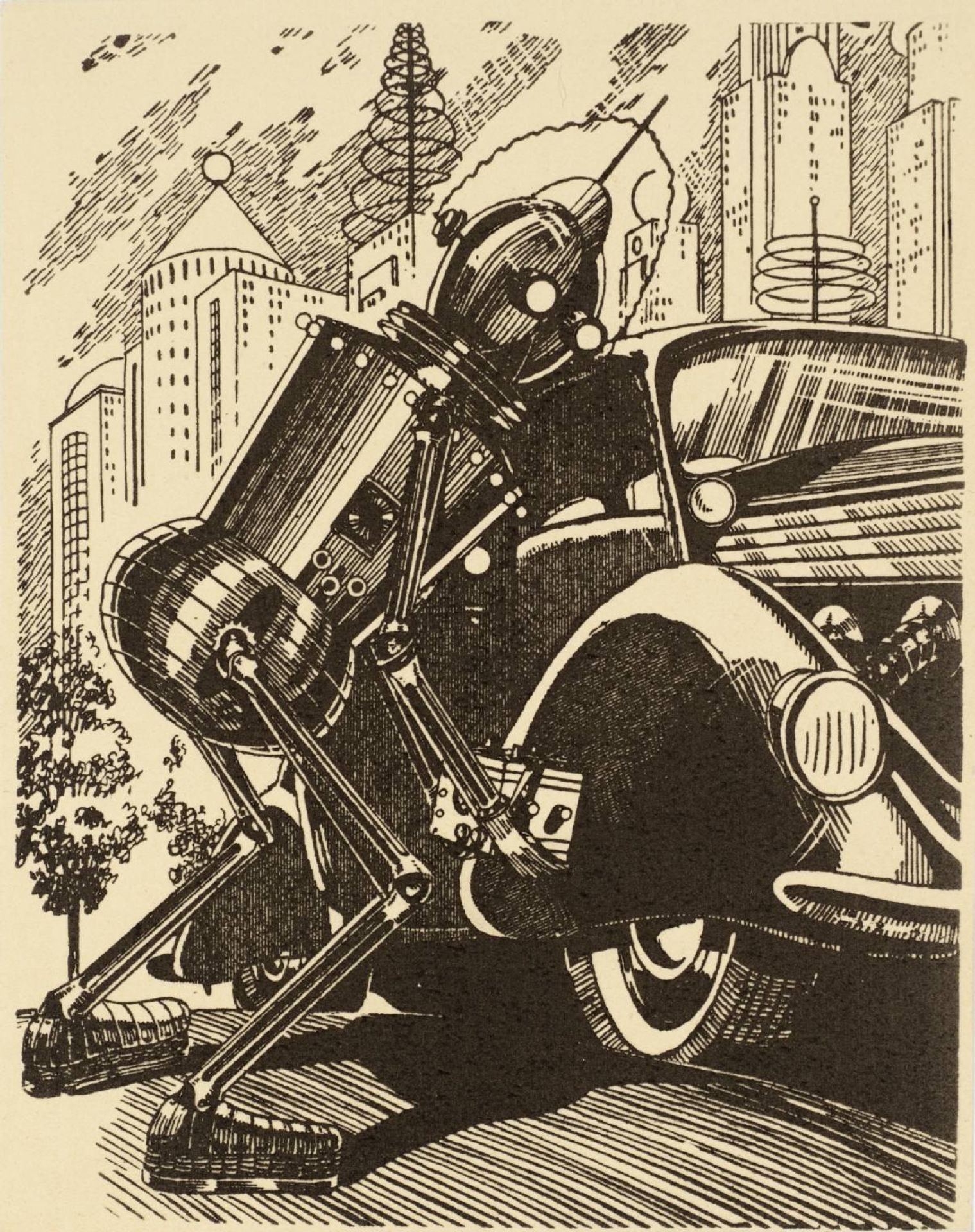 21b. Will Alien Powers Invade the Earth? by  Sir Eduardo Paolozzi