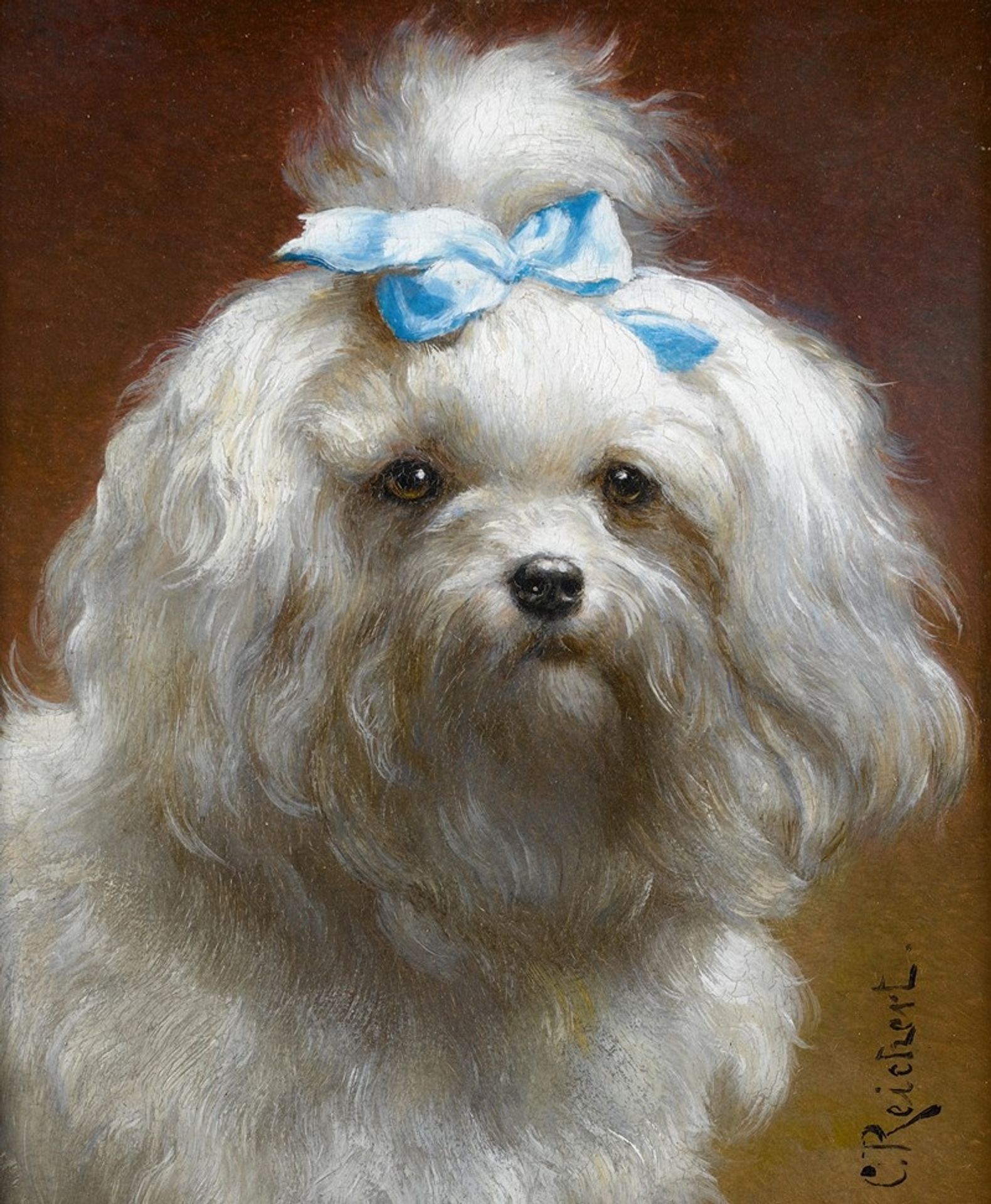 The blue bow by Carl Reichert