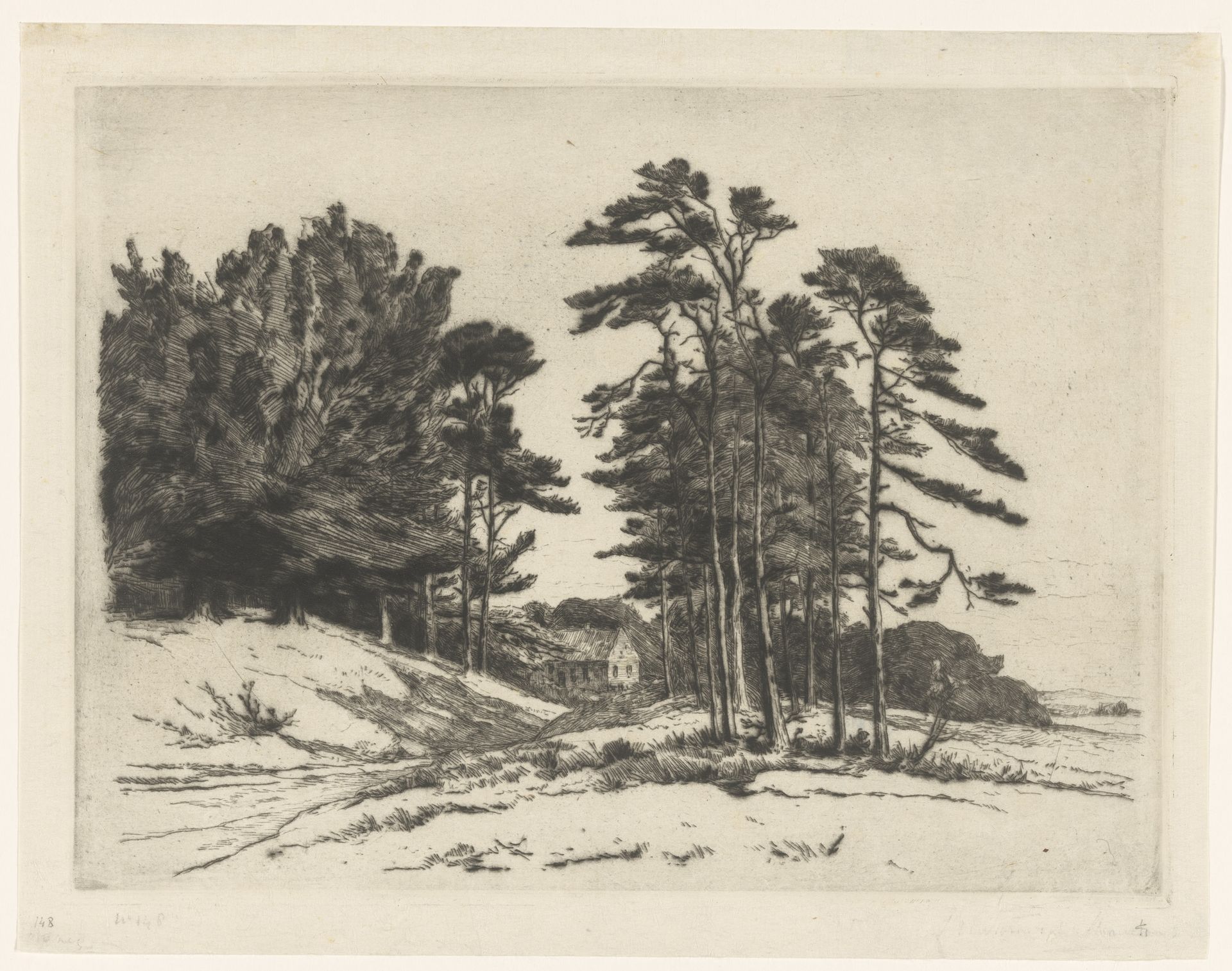 Glooiend landschap bij Wolfheze by Carel Nicolaas Storm van 's-Gravesande