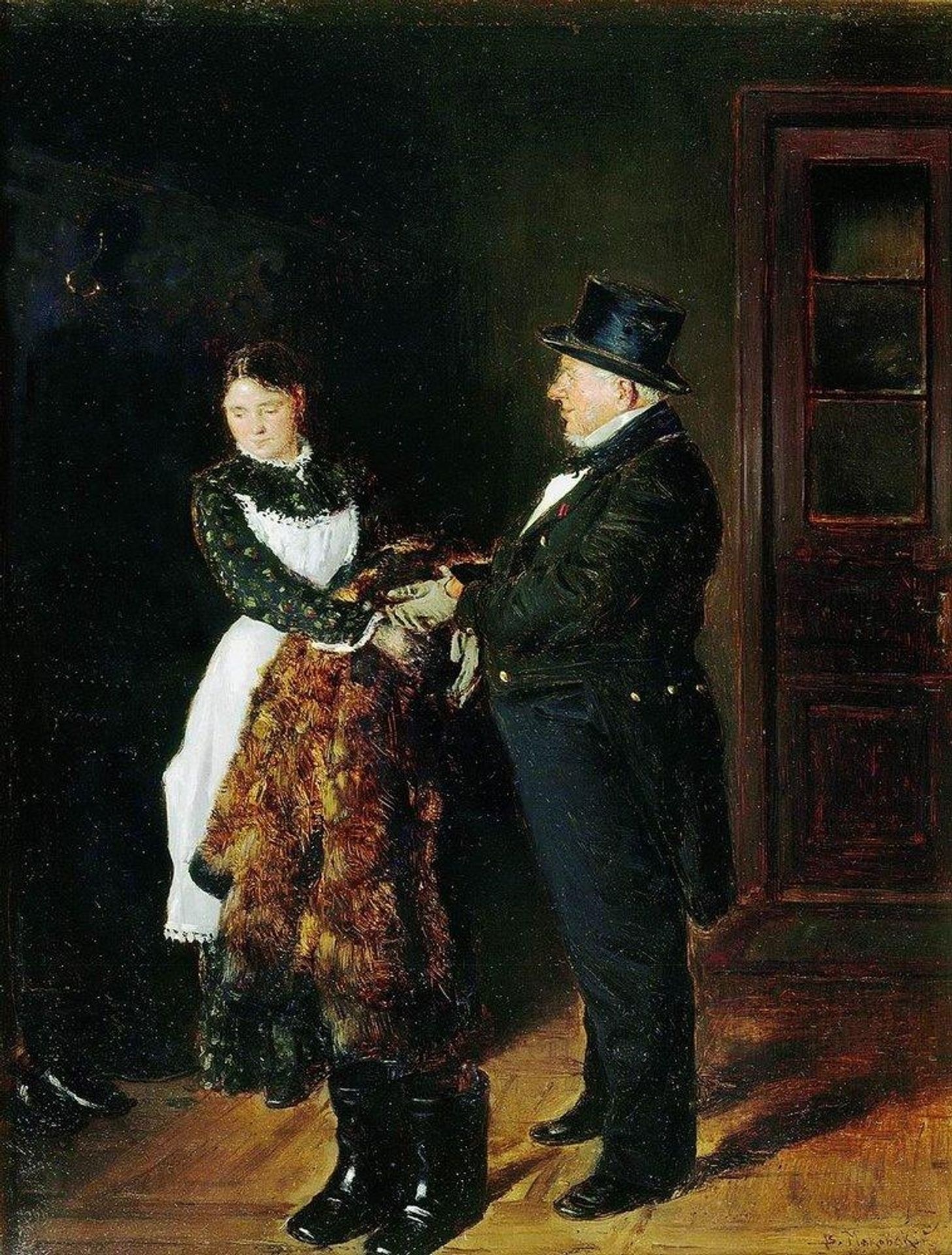 In the hall by Vladimir Makovsky