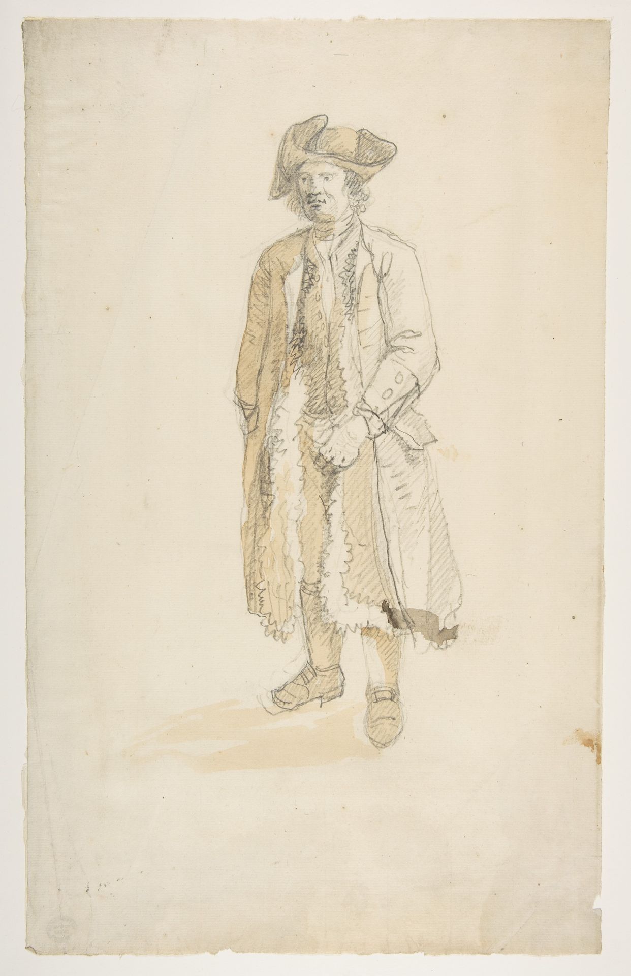 Man Standing in Three-Quarter View Facing Left by Francesco Zuccarelli