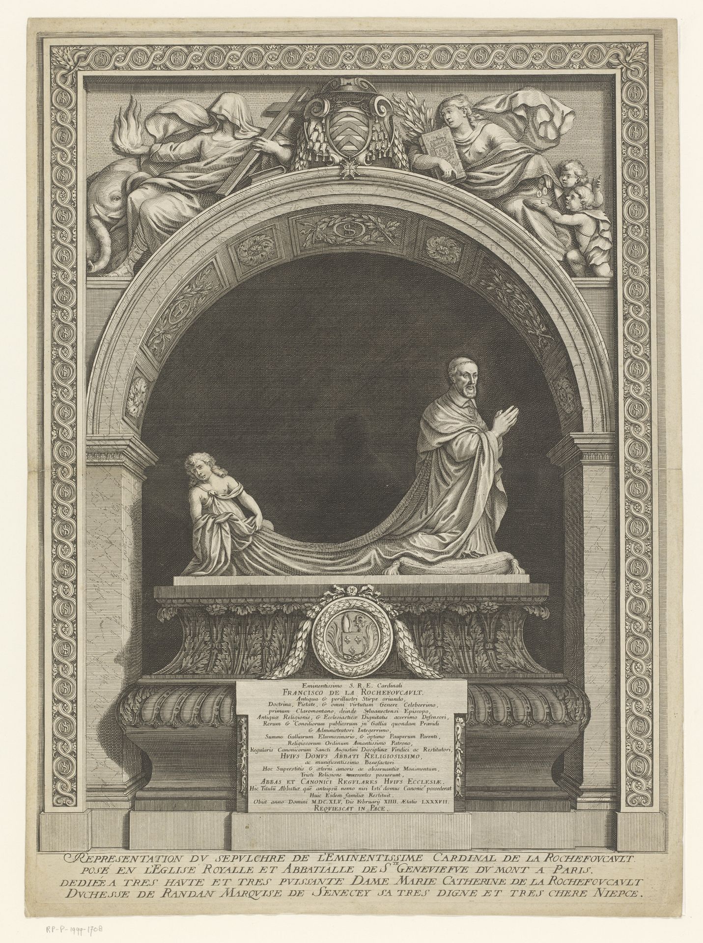 Graftombe van François de La Rochefoucauld by Anonymous