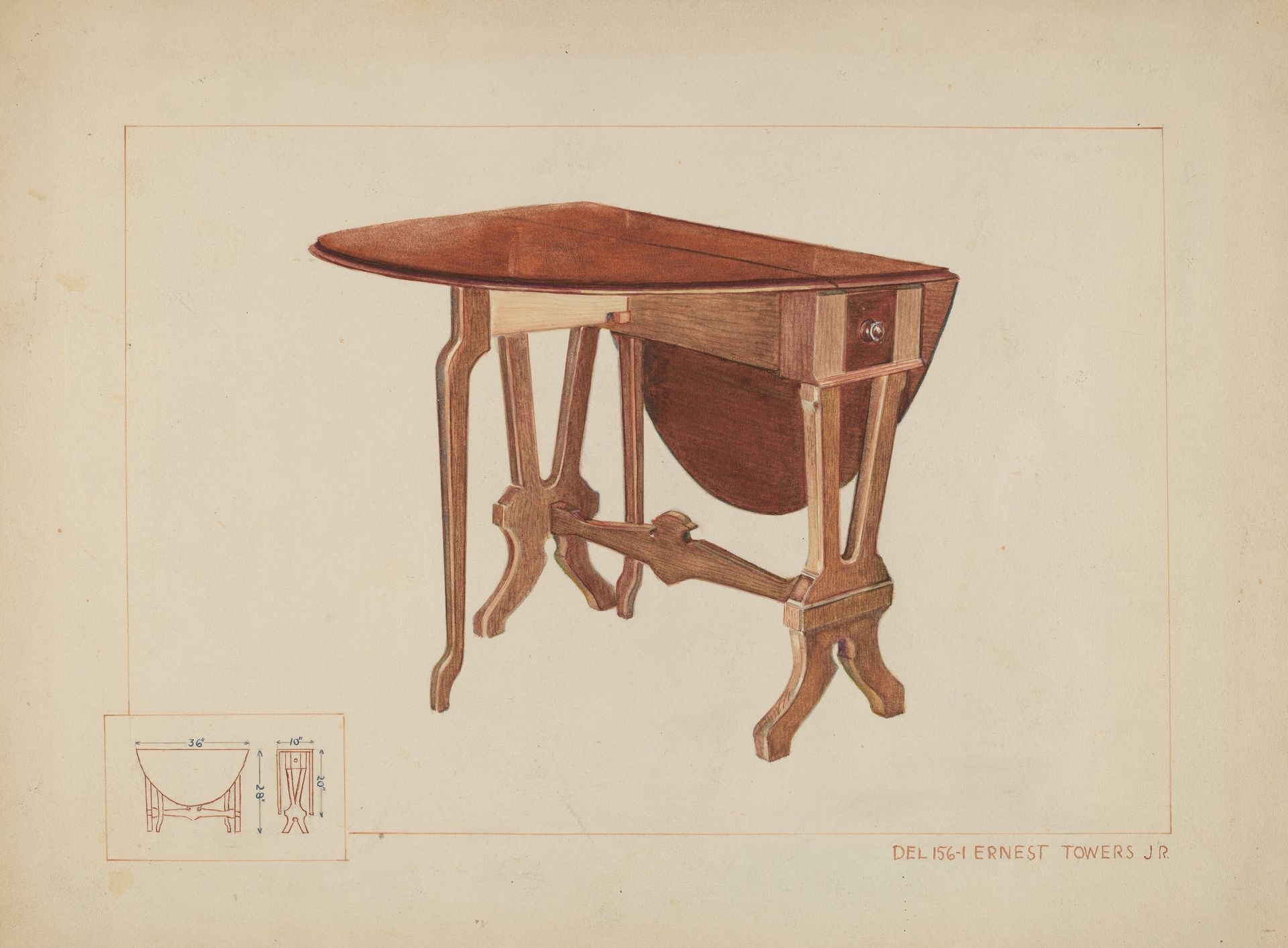 Table by Ernest A. Towers, Jr.