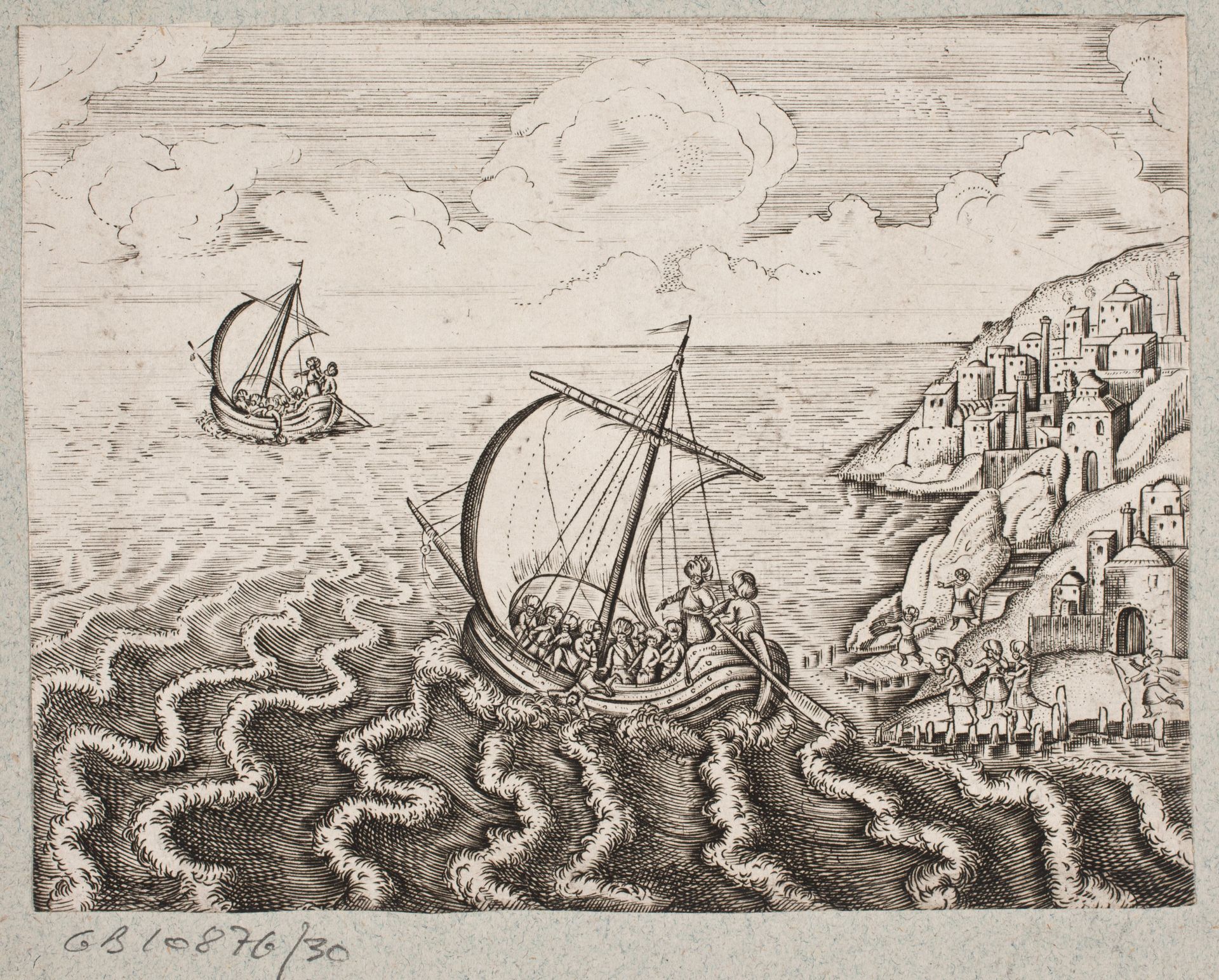 Illustration til Adam Olearius, “Persianischer Rosenthal von einem Sinnreichen Poeten Schich Saadi […]”, Schleswig 1660 by J. Muller