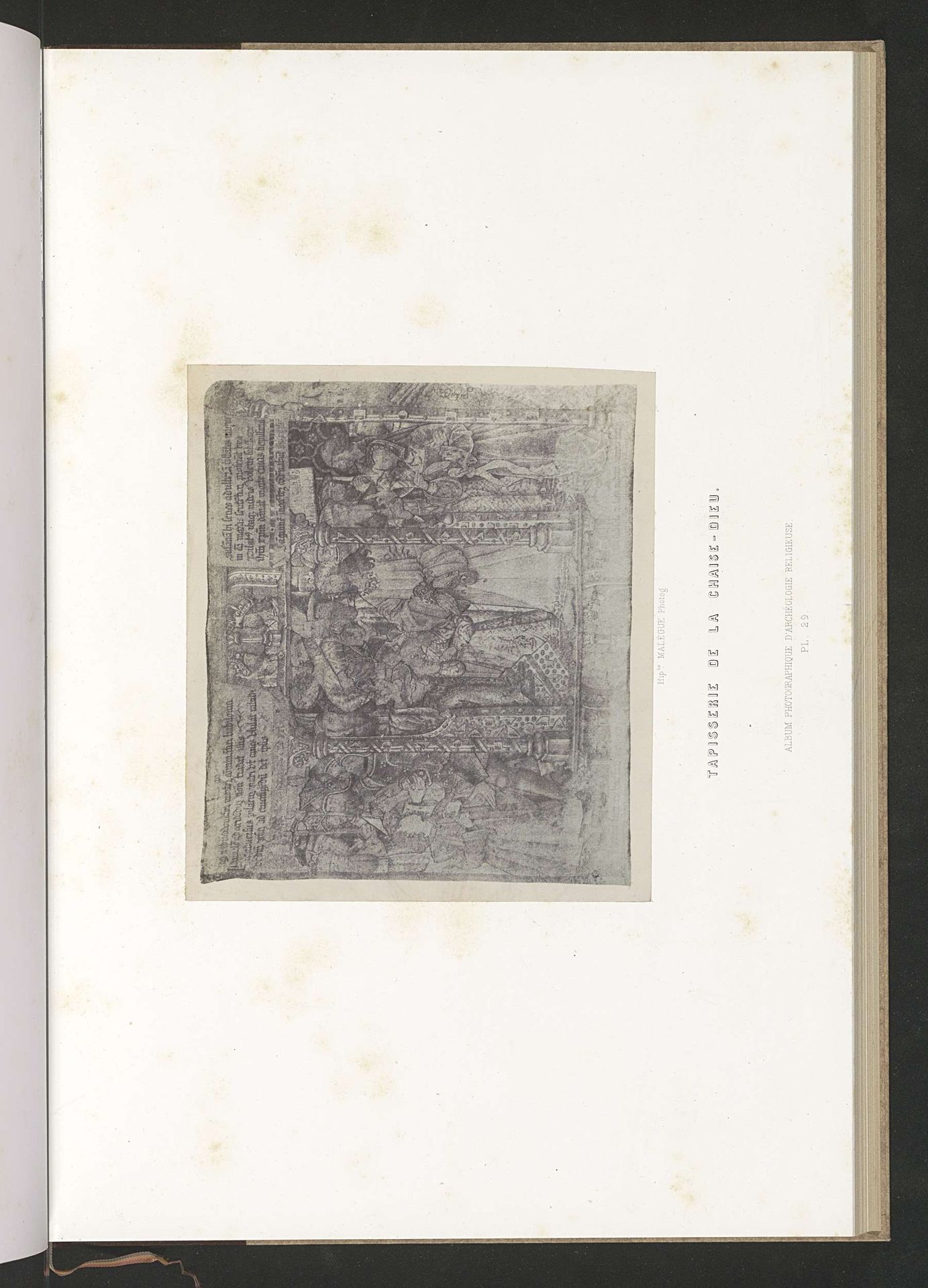 Wandtapijt afkomstig van La Chaise-Dieu by Hippolyte Malègue