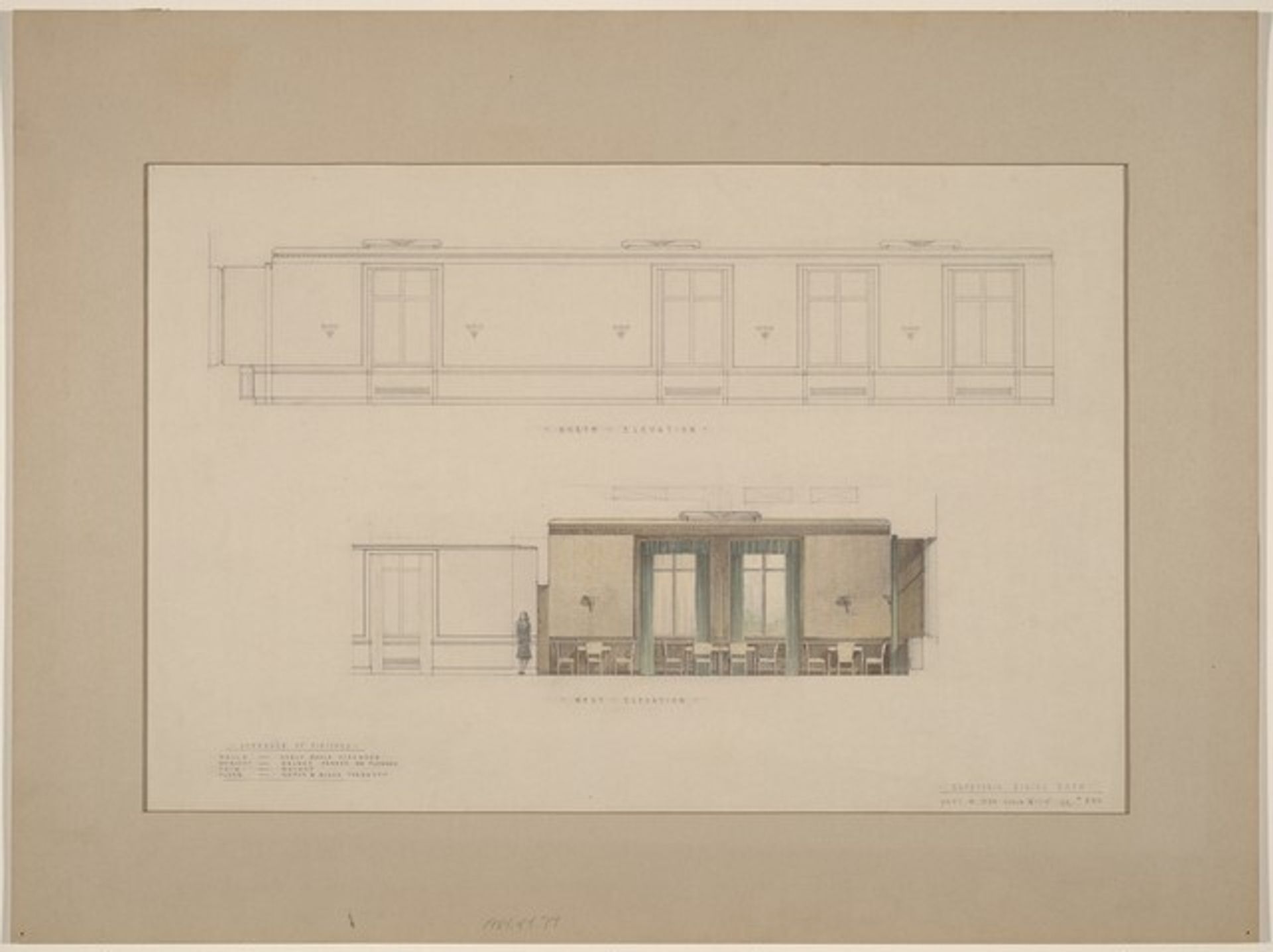Cafeteria Dining Room by Eggers and Higgins, Architects