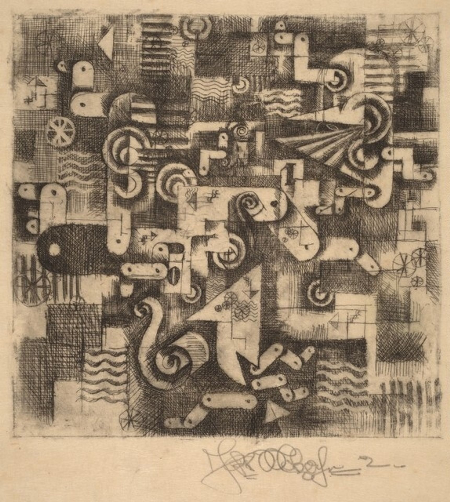 Verwandlung by Johannes Molzahn