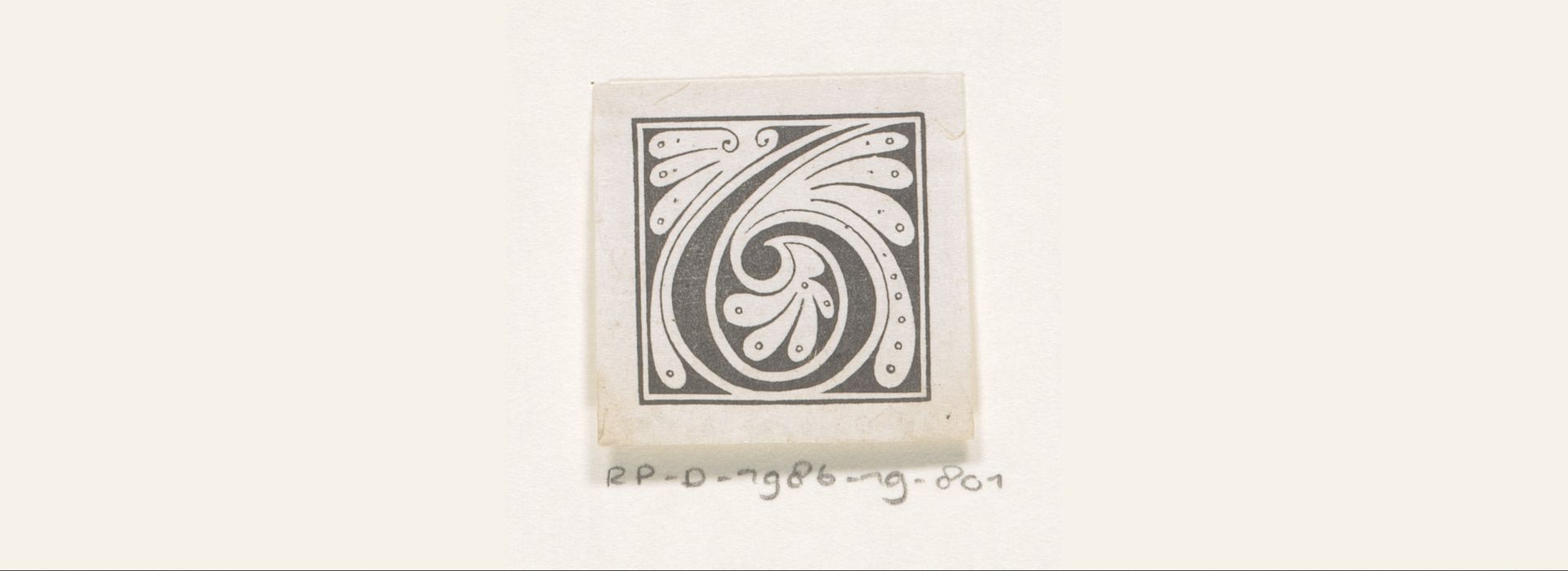 Getal 6 by Reinier Willem Petrus de (1874-1952) Vries