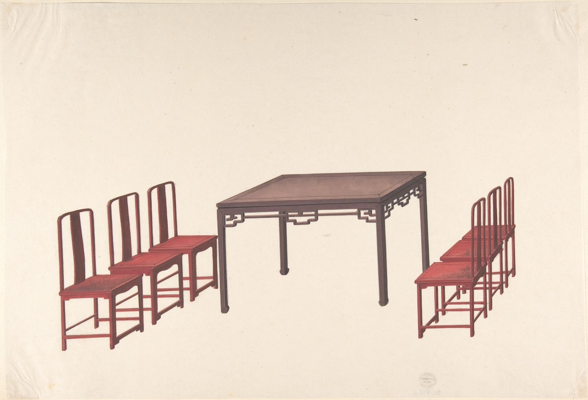 Design for Export Furniture by Anonymous