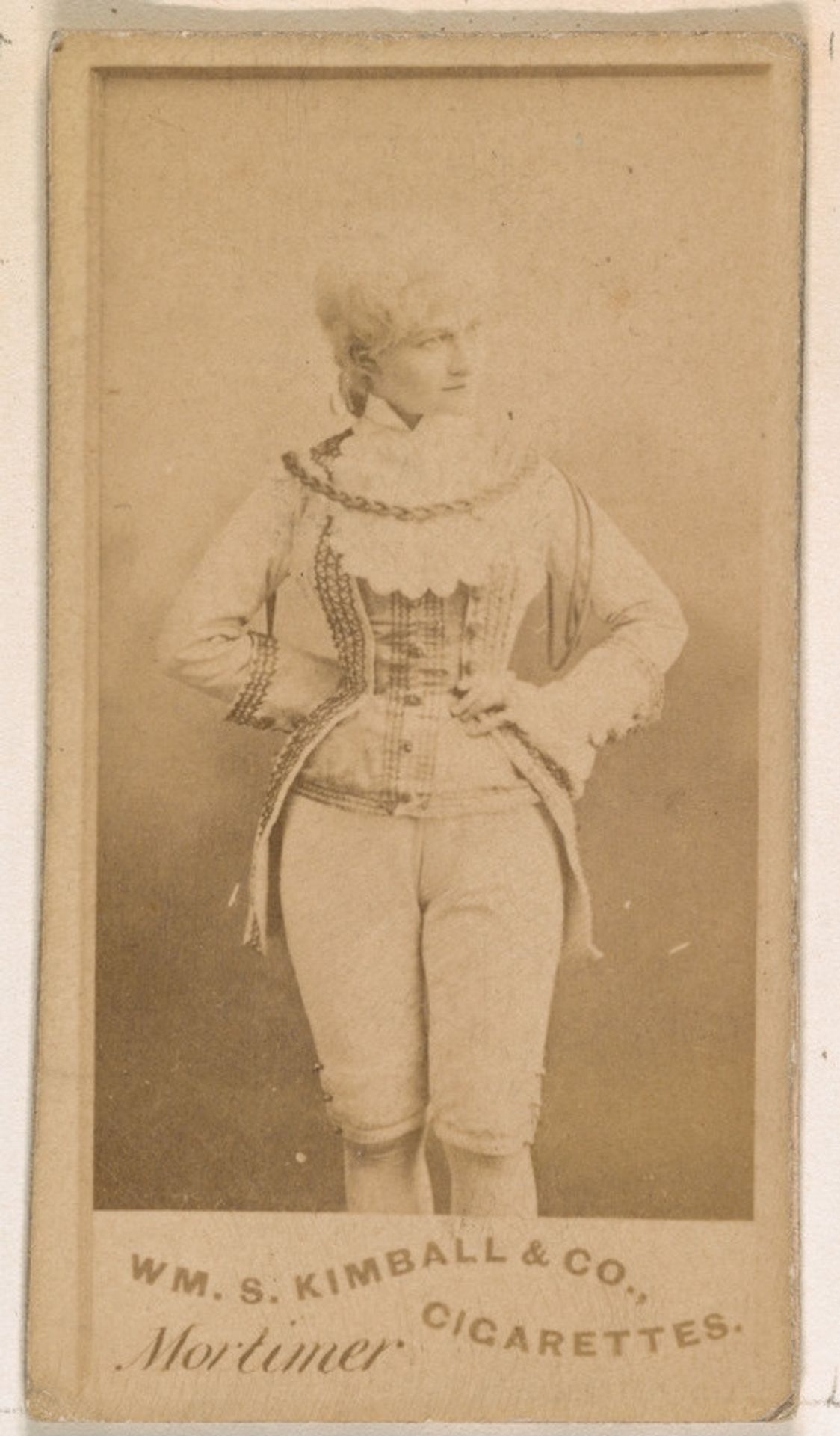 Miss Mortimer, from the Actresses series (N203) issued by Wm. S. Kimball & Co. by William S. Kimball & Company