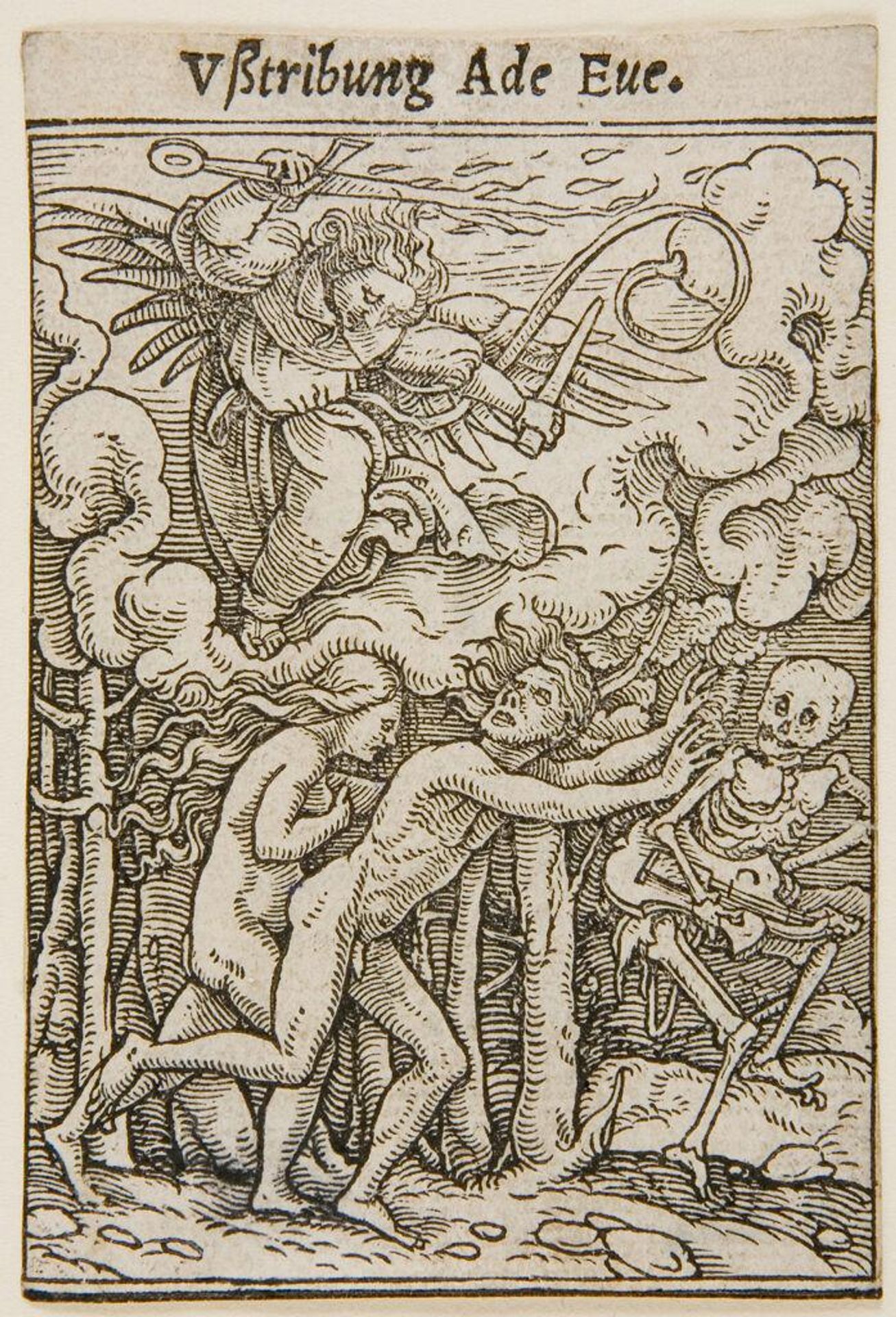Adam and Eve Expelled from Paradise by Hans Holbein the Younger