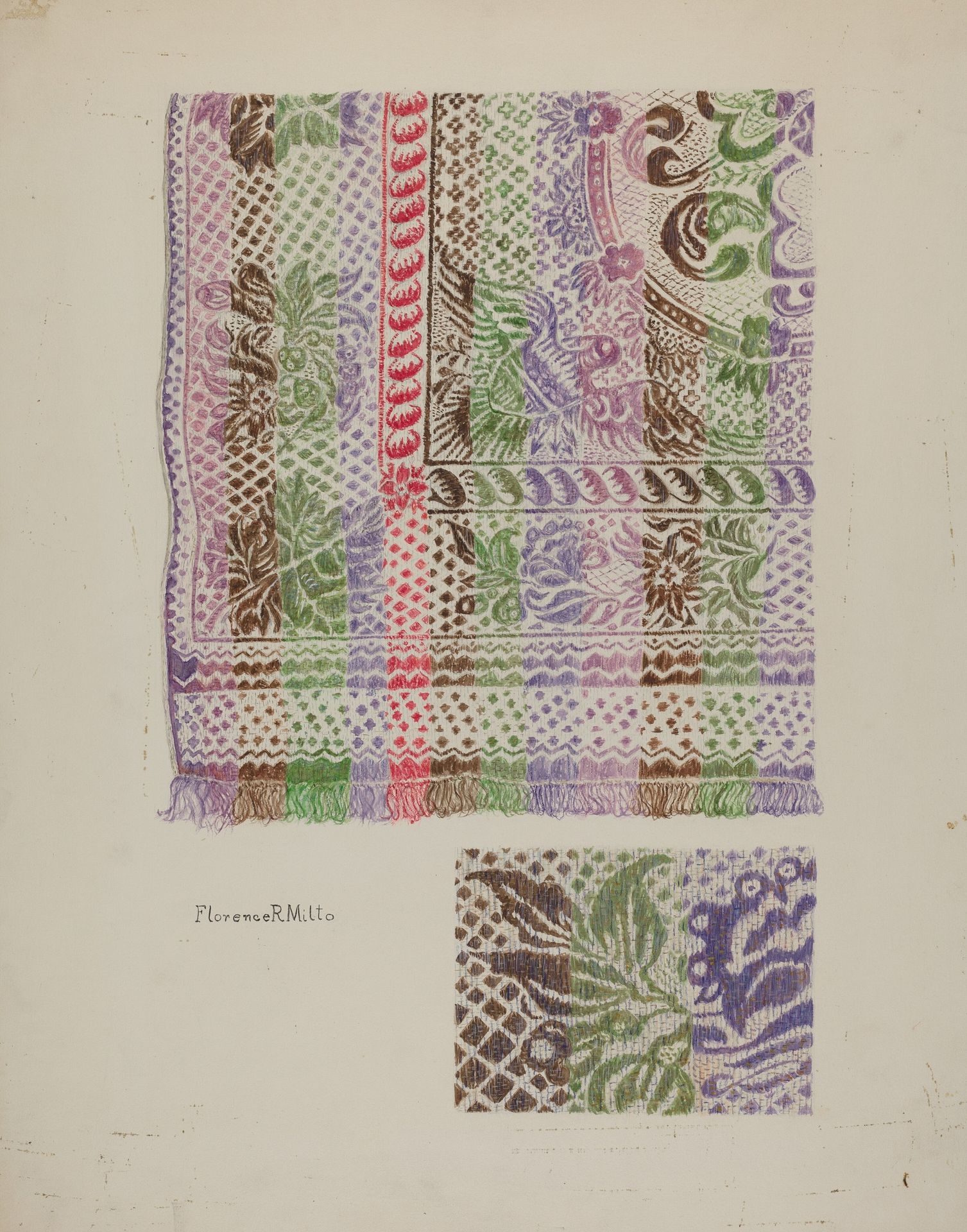 Coverlet by Florence Milto