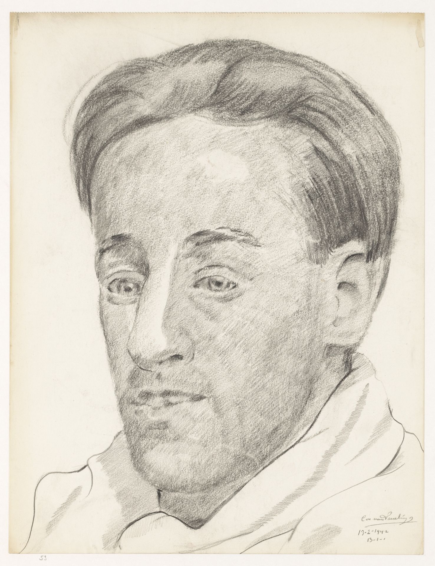 Zelfportret: B-1-1, 13 februari by Cor van Teeseling