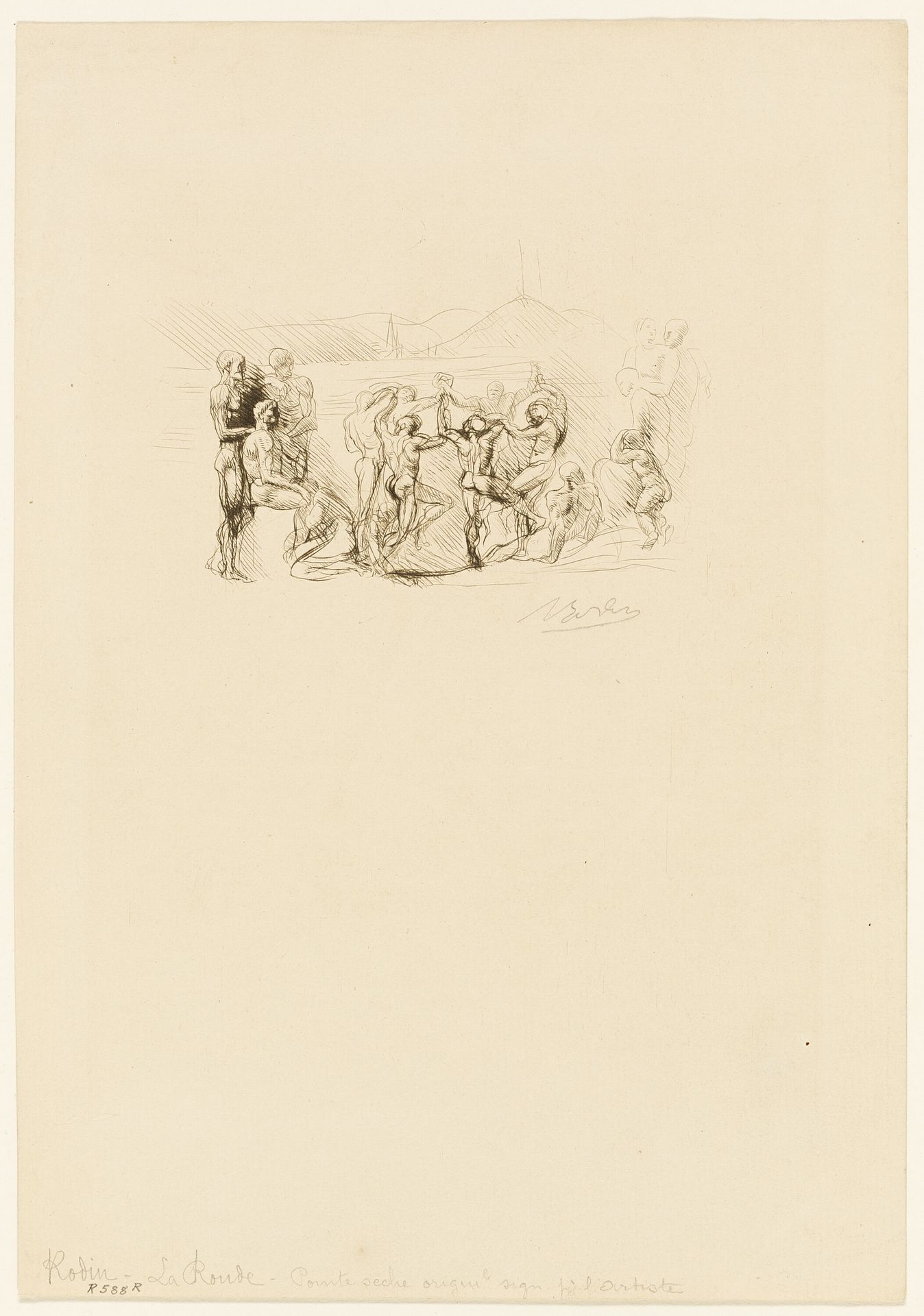 The Round by Auguste Rodin