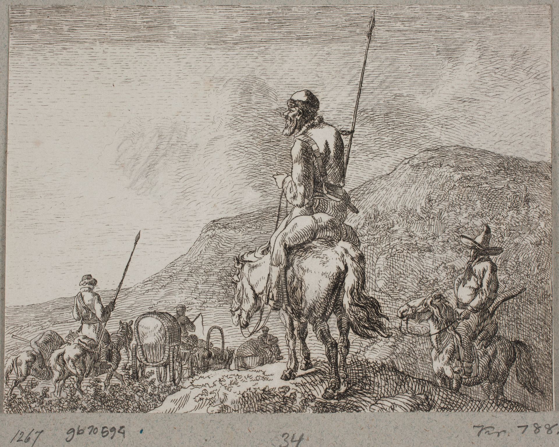 En kosakvedette by Christian David Gebauer