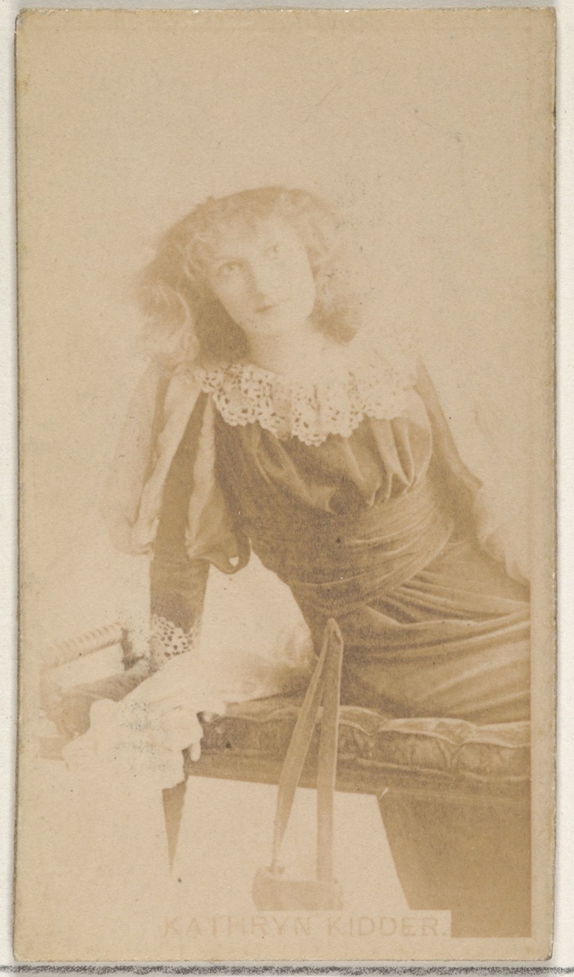 Kathryn Kidder, from the Actors and Actresses series (N45, Type 8) for Virginia Brights Cigarettes by Allen & Ginter