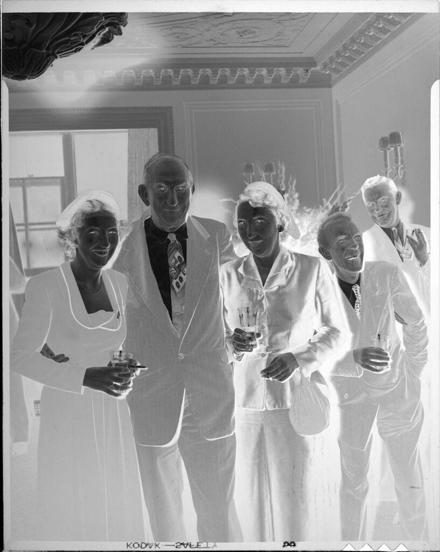 Untitled (people at cocktail party) by Peter James Studio