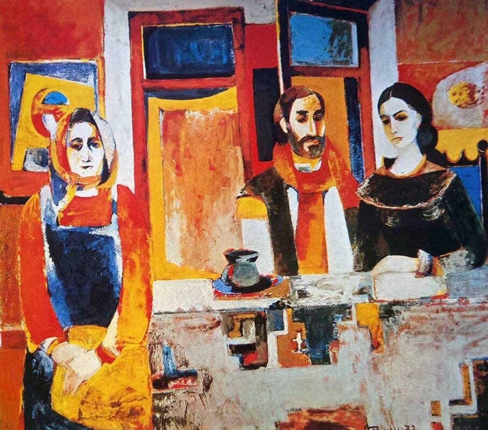 Meditation. My Family by Minas Avetisyan