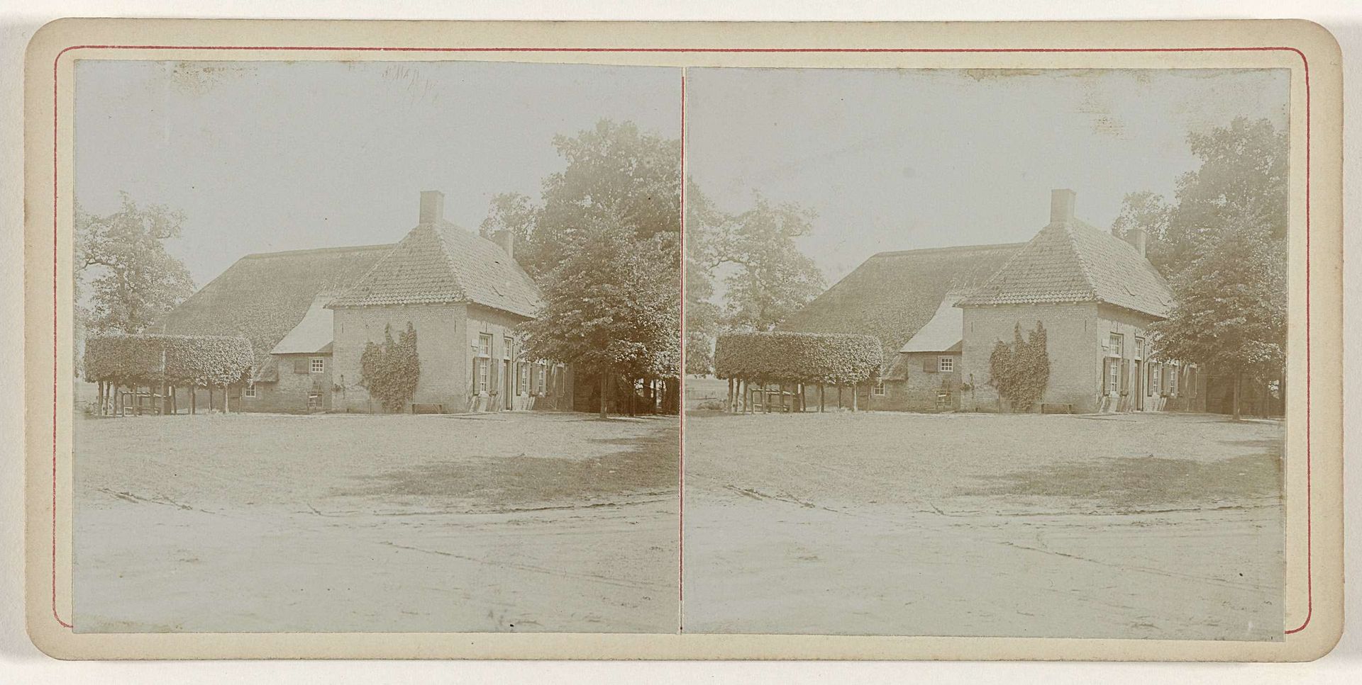 Boerderij bij Uddelermeer by Geldolph Adriaan Kessler