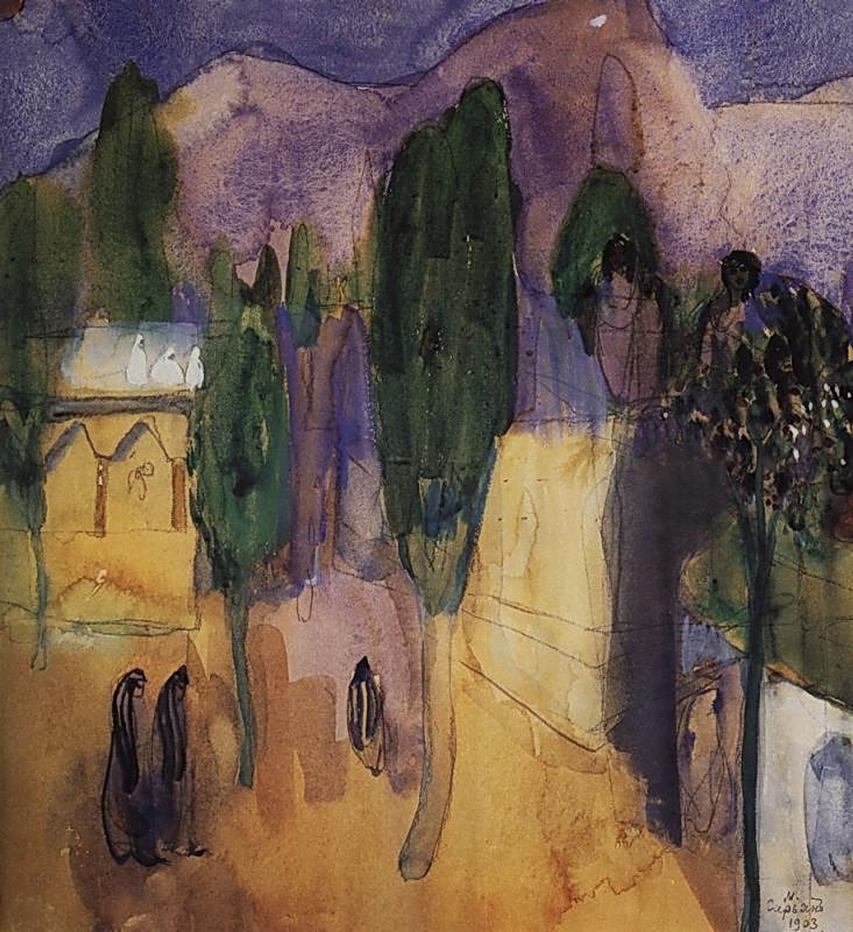 Eastern tale by Martiros Sarian