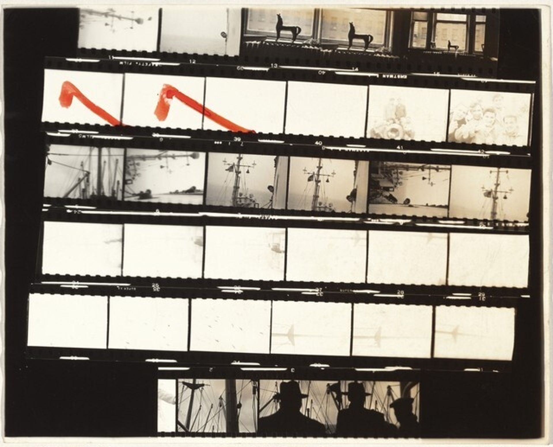 On ship--New York to Paris 7 by Robert Frank
