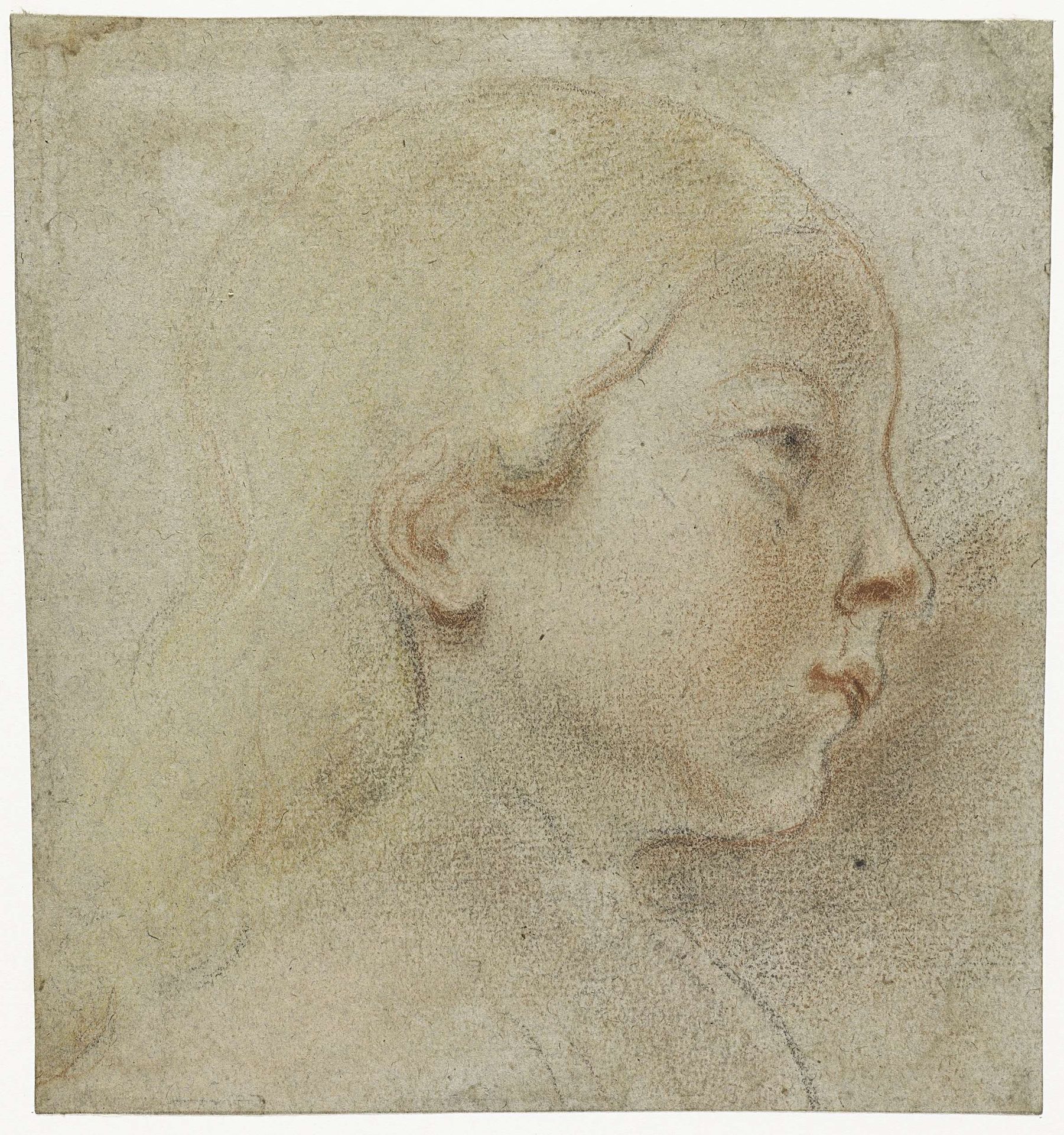 Kinderkopje, naar rechts by Jacques Jordaens