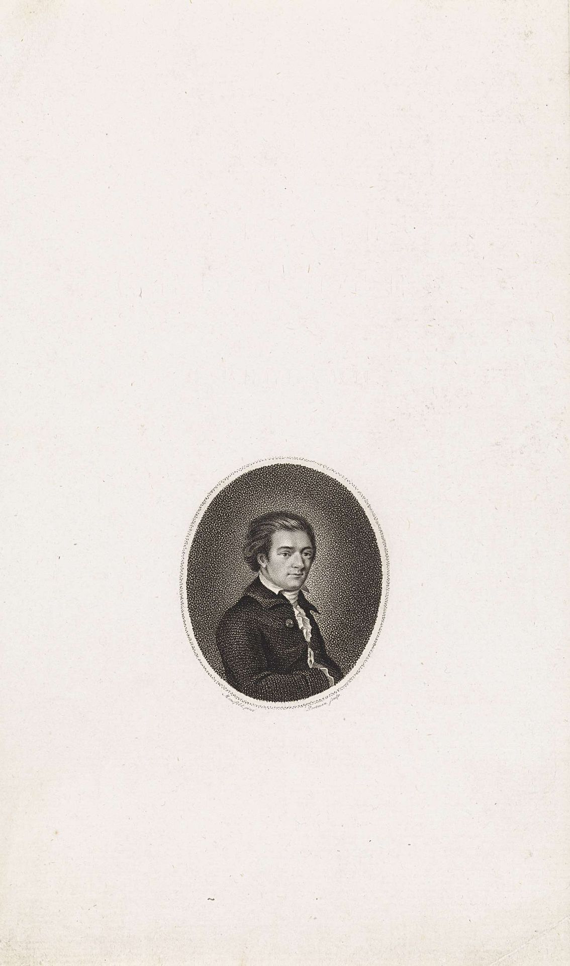 Portret van Jacobus Bellamy by Ludwig Gottlieb Portman