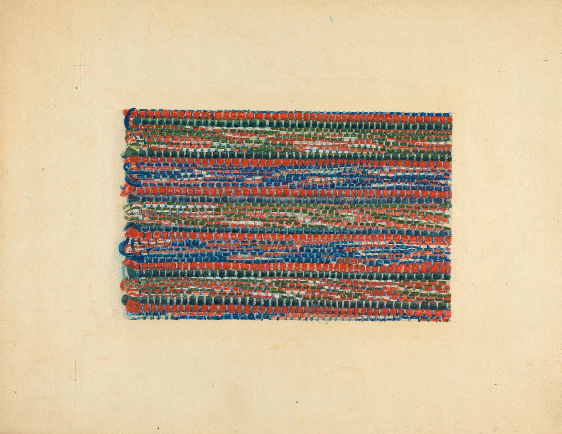 Shaker Rug Strip by Lucille Chabot