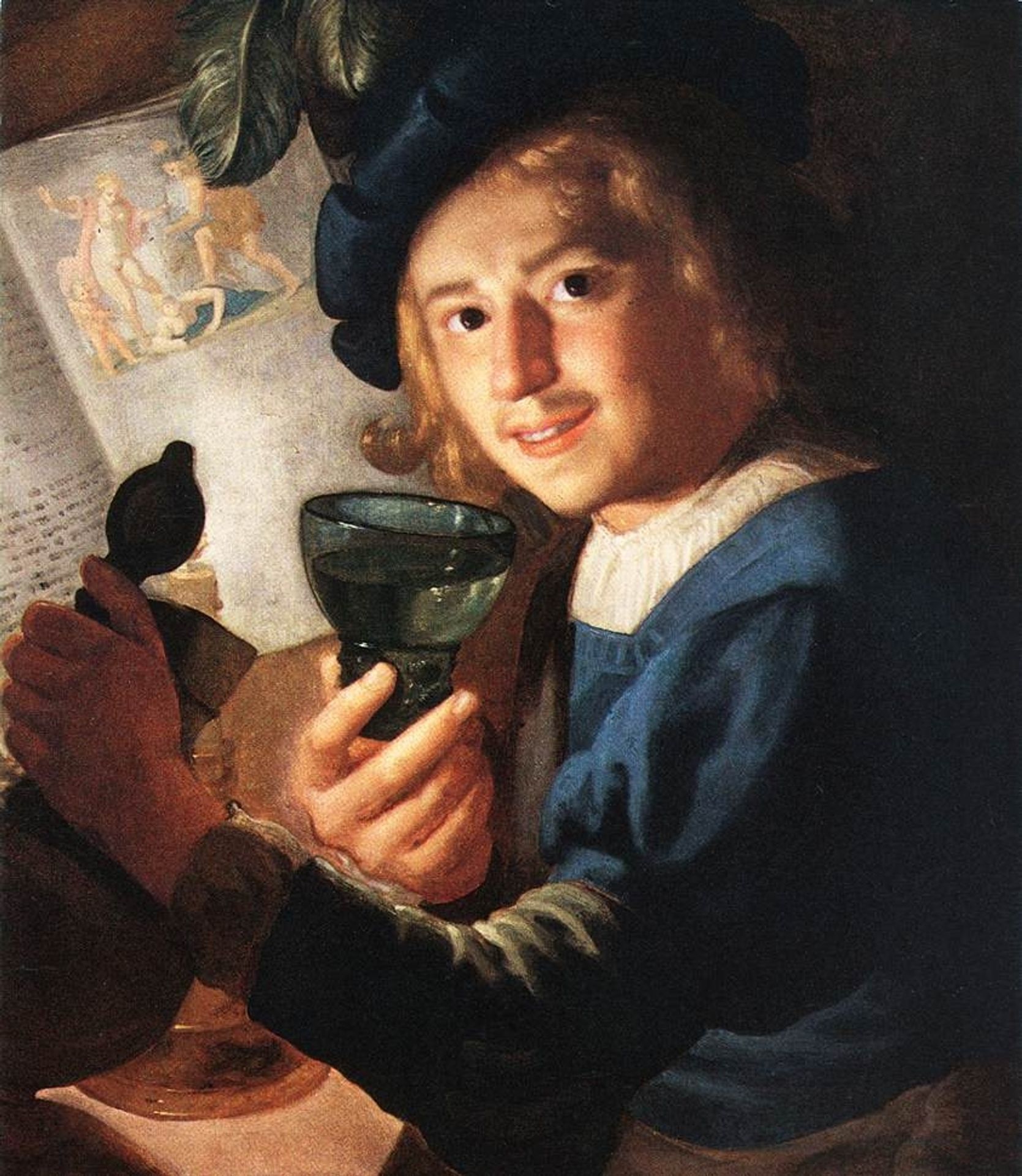 Young Drinker by Gerard van Honthorst
