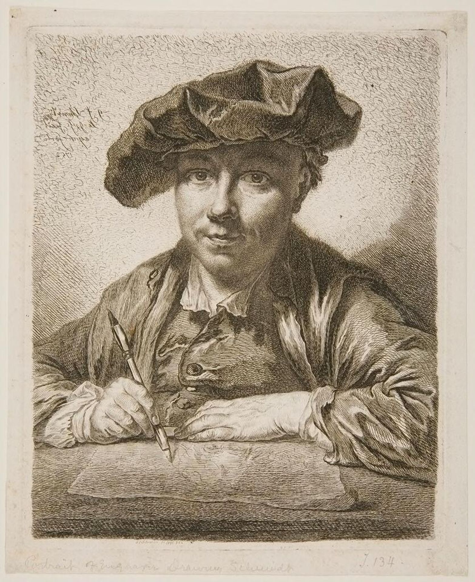 Self-Portrait by Georg Friedrich Schmidt
