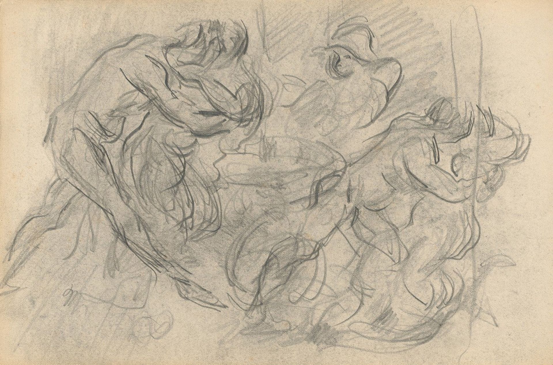 Carnival Scene by Paul Cézanne