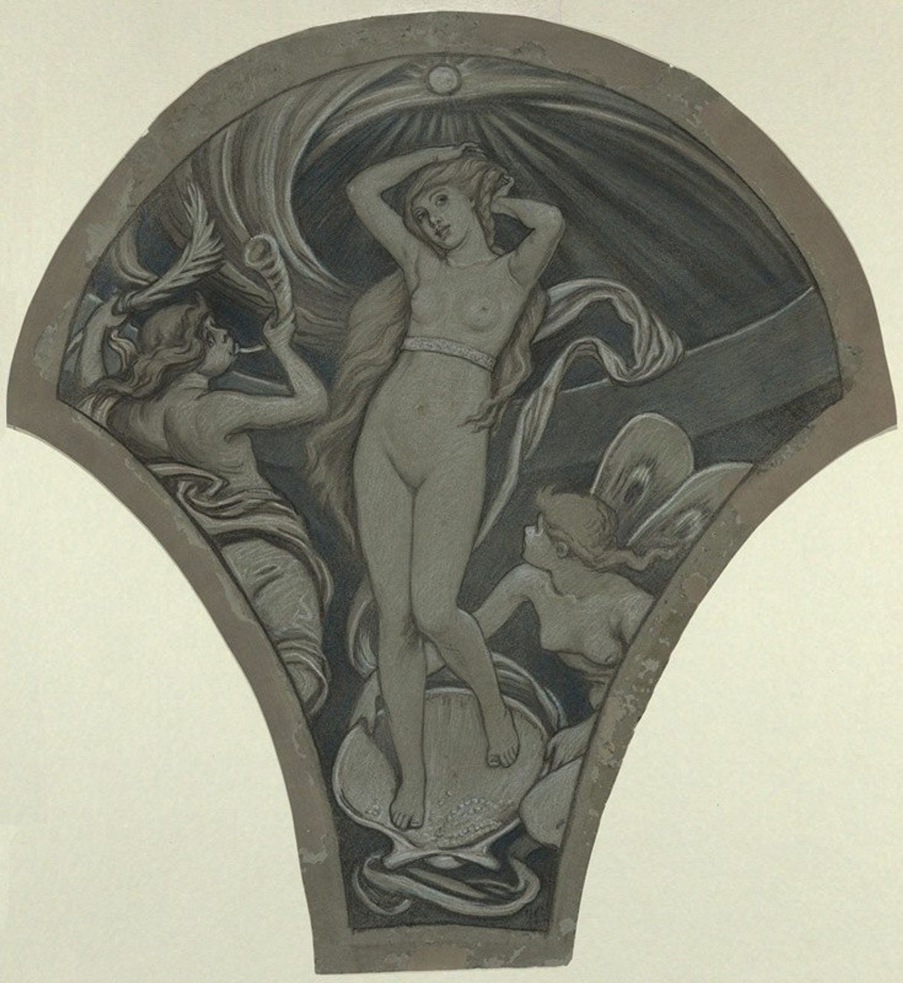 Cartoon for Venus by Elihu Vedder