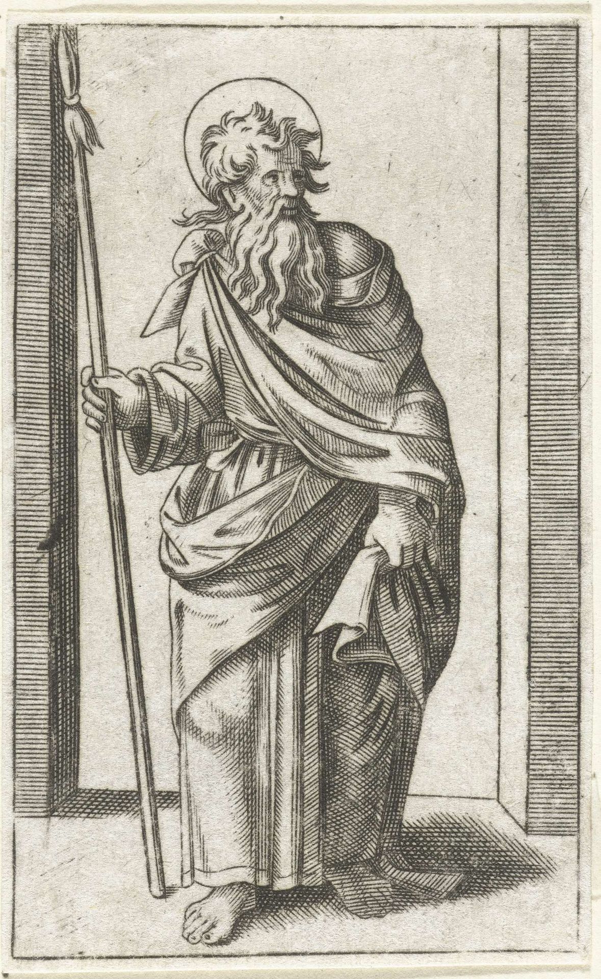 Apostel Mattias met speer by Anonymous