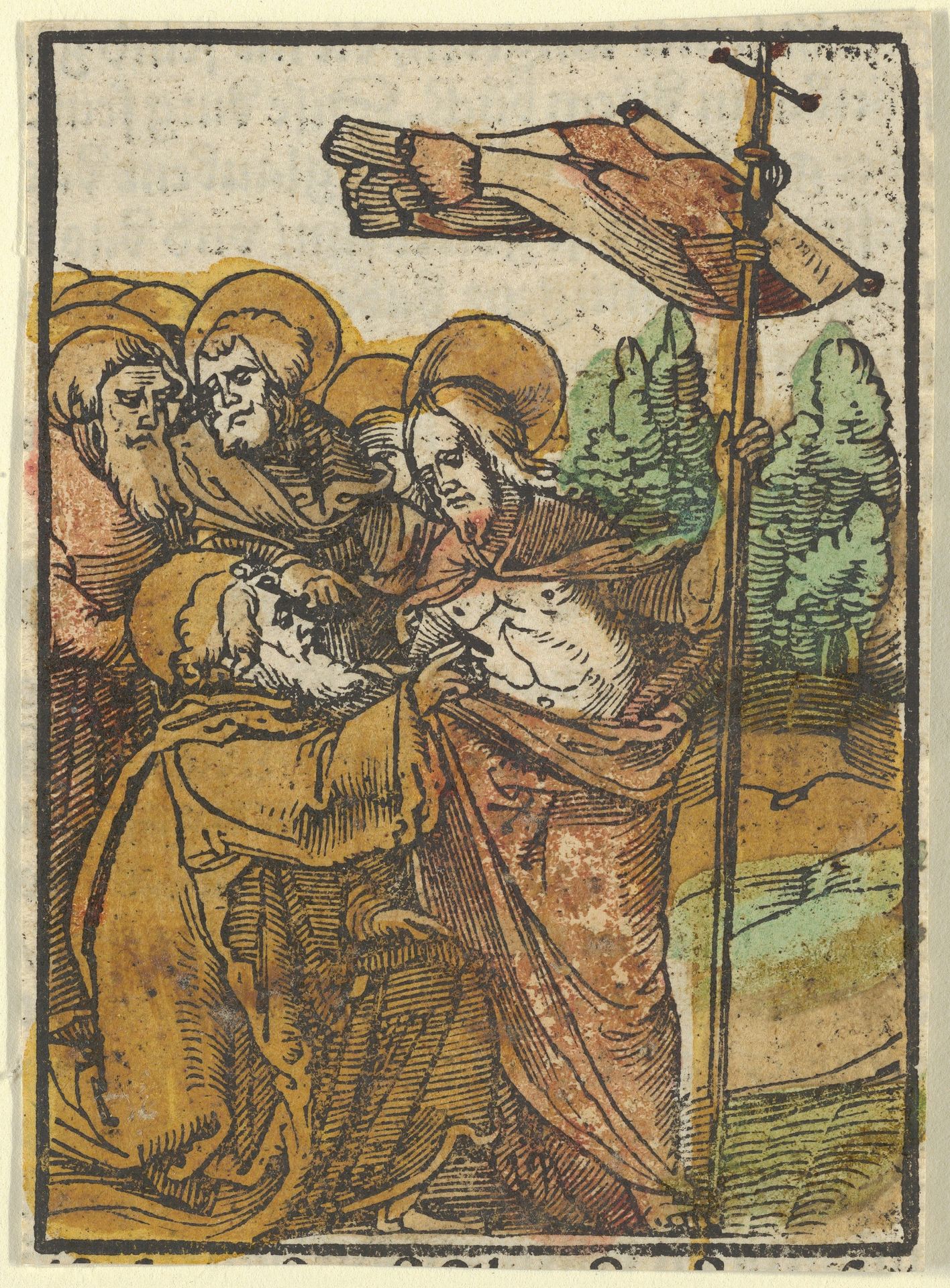 The Incredulity of Thomas, from Das Plenarium by Hans Schäufelein
