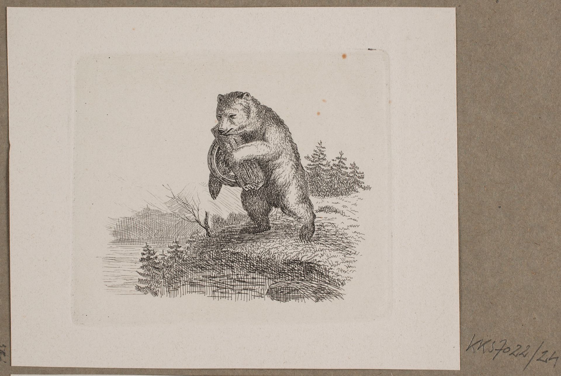 Illustration til O. Specter, "Fabler for Børn" by Vilhelm Kyhn
