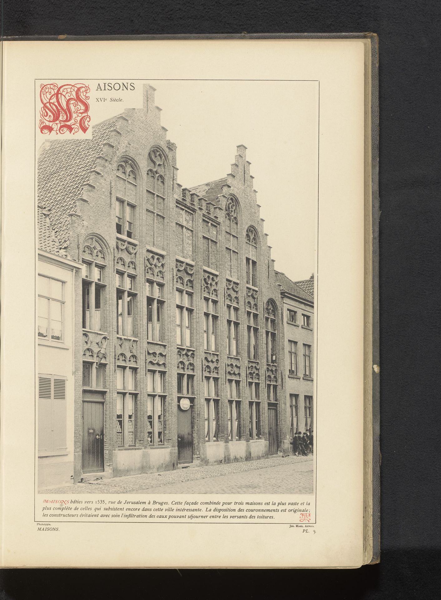 Woningen aan de Rue de Jerusalem te Brugge by Anonymous