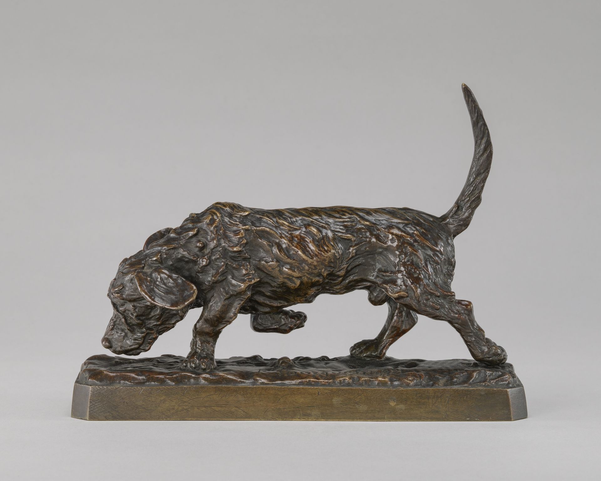 Walking Terrier by Pierre Nicholas Tourgueneff
