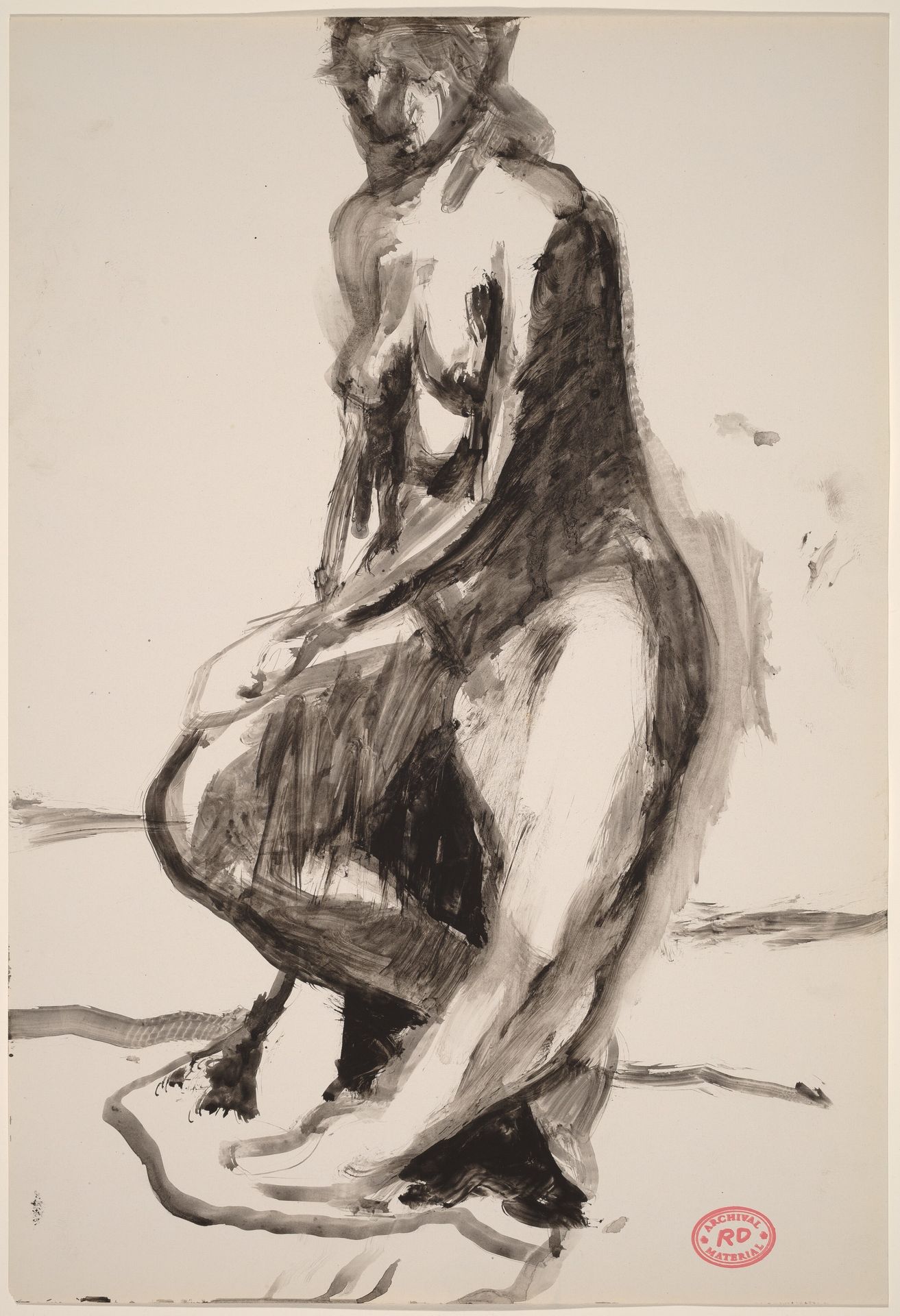 Untitled [seated woman] by Richard Diebenkorn
