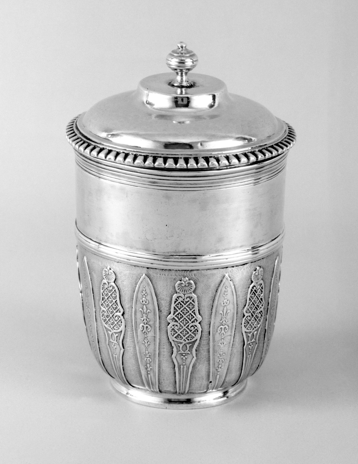 Jar with cover by V.C.D.