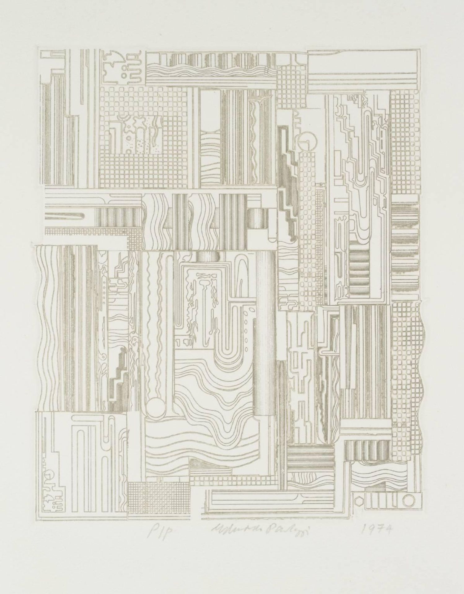 Ci Boure by  Sir Eduardo Paolozzi
