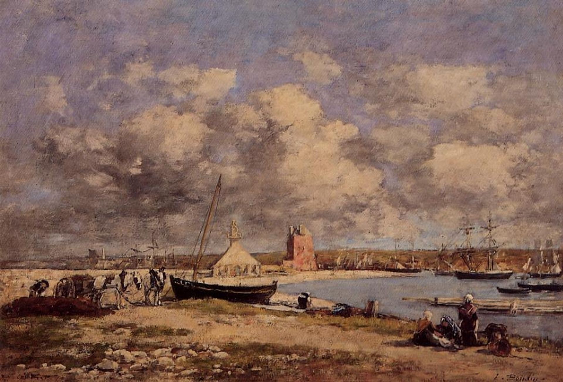 Camaret by Eugène Boudin