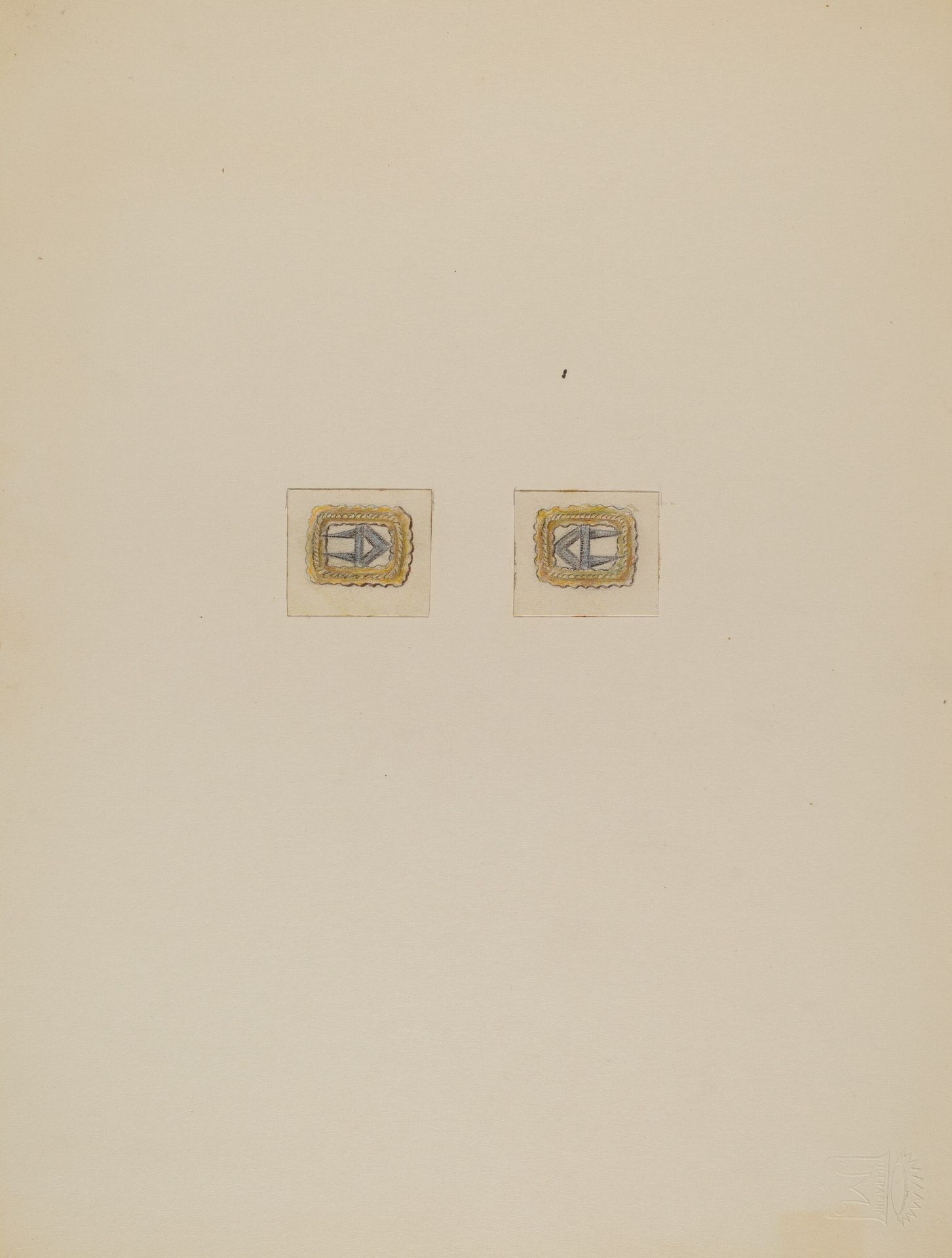 Gentleman's Stock Buckles by Charles Criswell