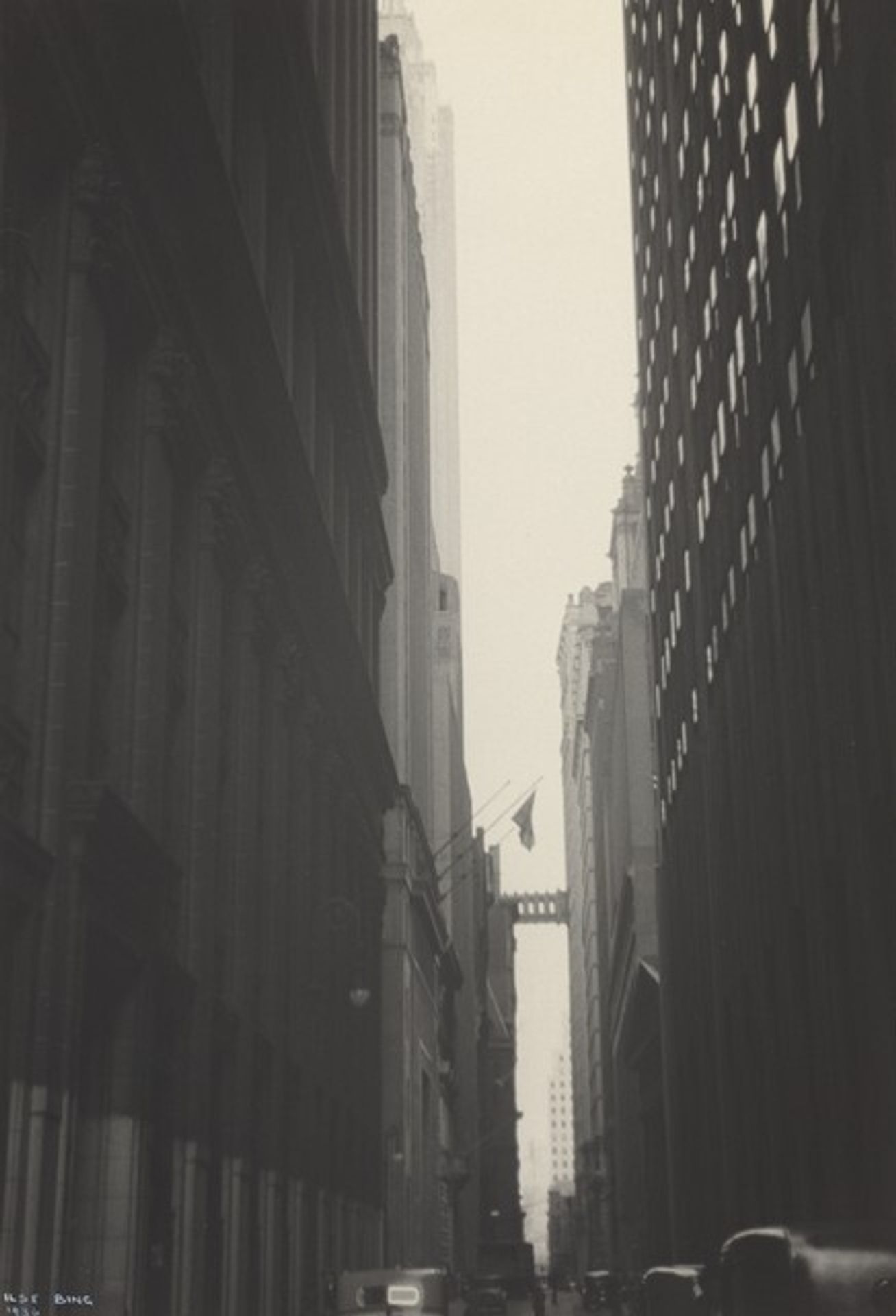 Wall Street "Abyss," New York by Ilse Bing