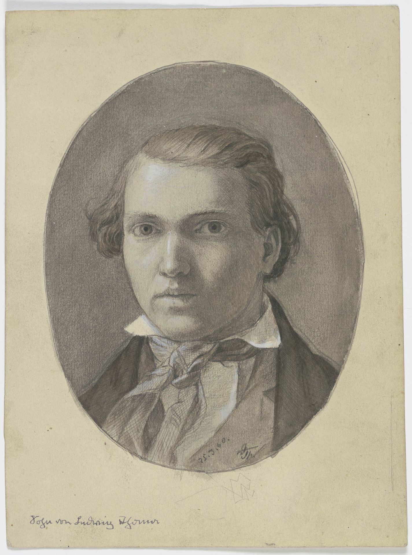 Porträt eines Sohnes von Ludwig Thoma by Hans Thoma
