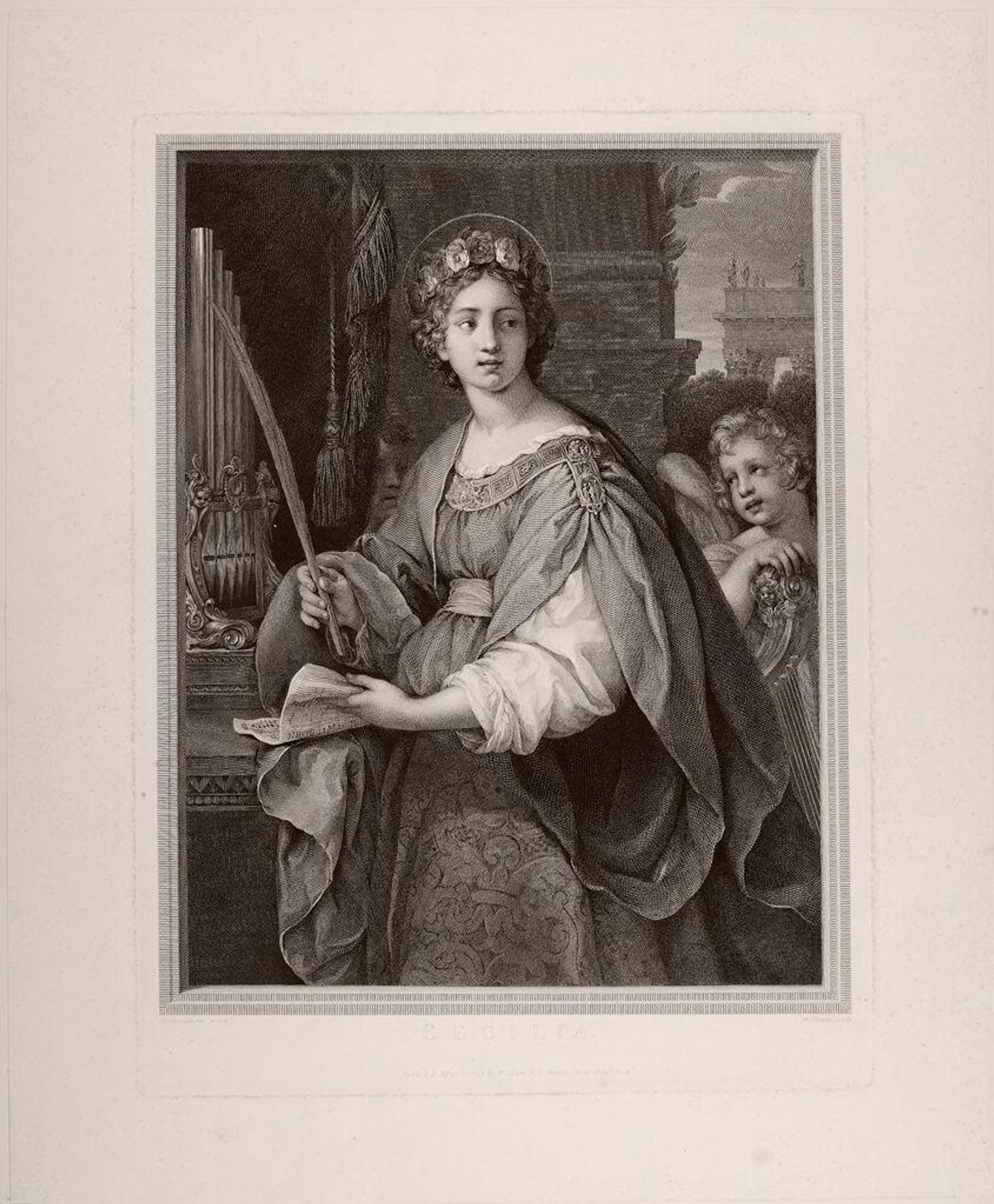 Saint Cecilia by William Sharp